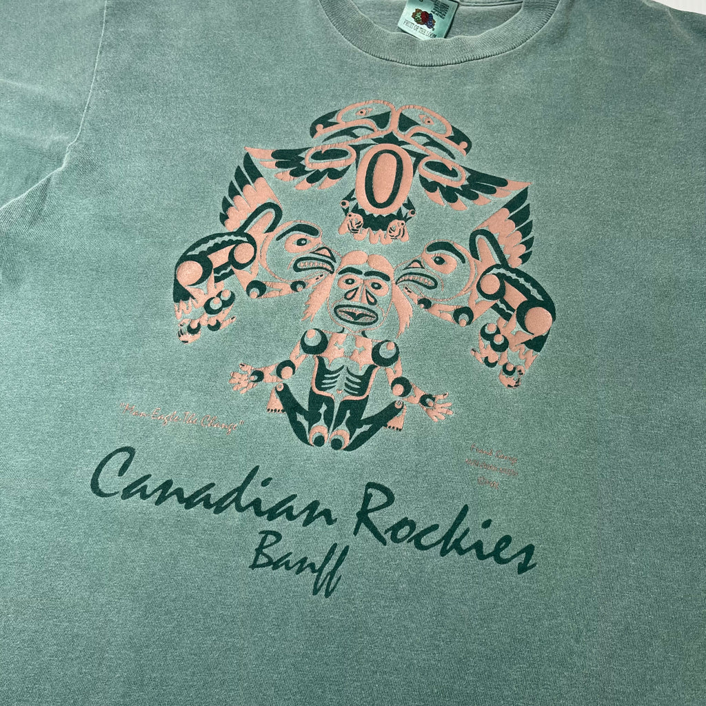 Vintage Banff Canadian Rockies Graphic Tee L