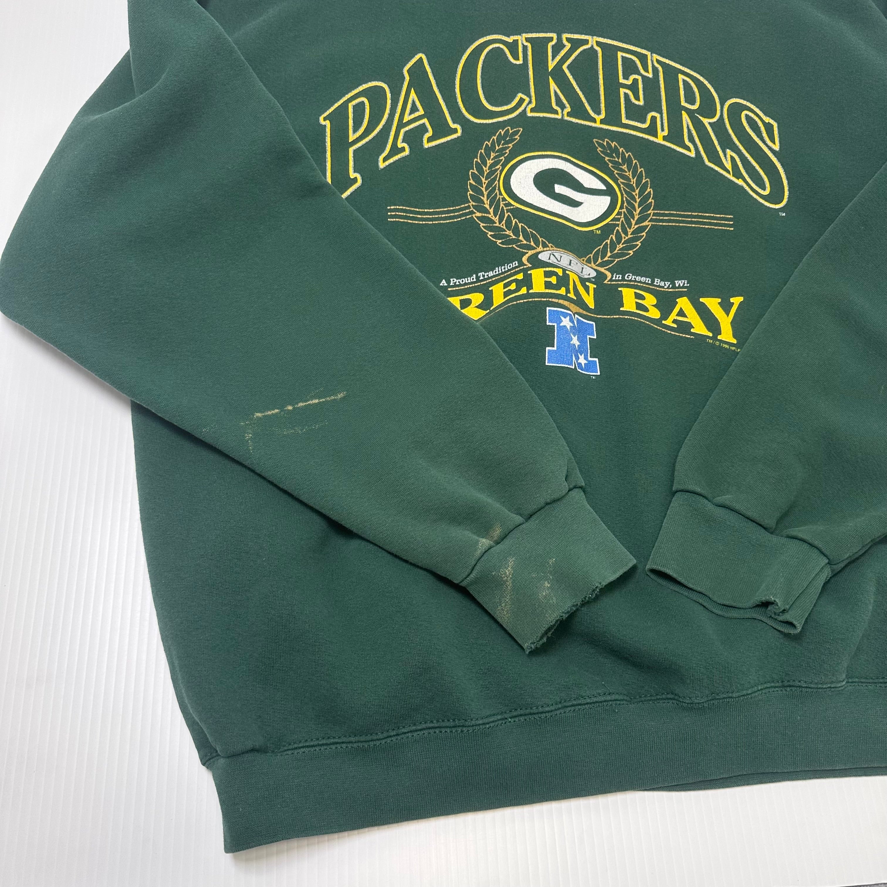 90s Lee Sport Green Bay Packers Crewneck XL
