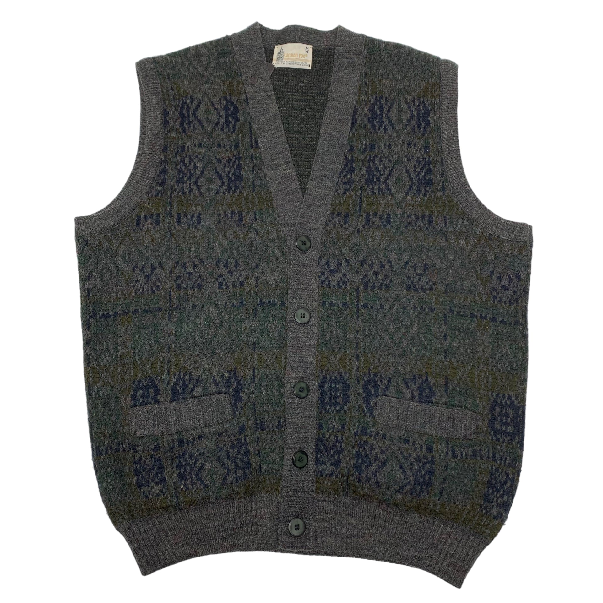 London Fog Knit Vest M