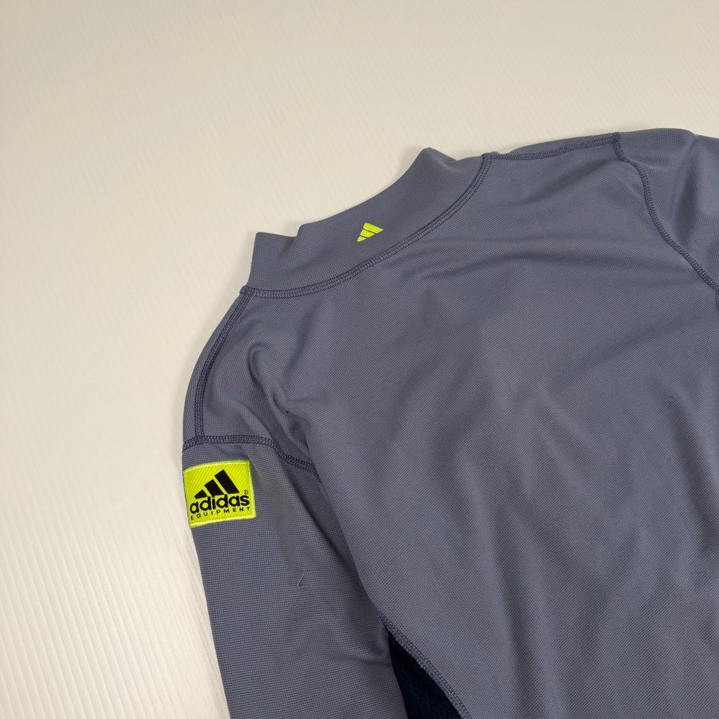 Vintage Adidas Equipment 1/2 Zip Light Active Top Women's L
