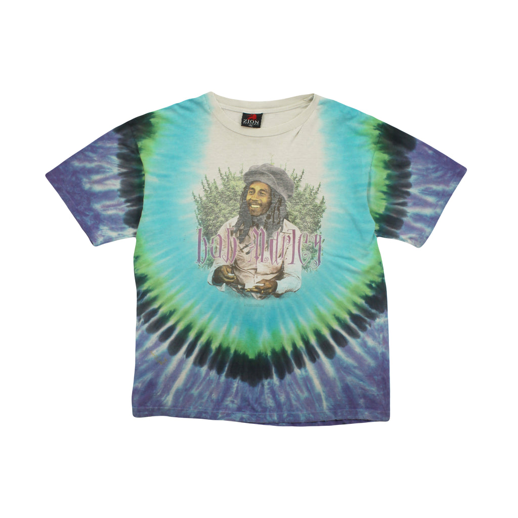 2003 Zion Bob Marley Distressed Tie Dye Tee XL