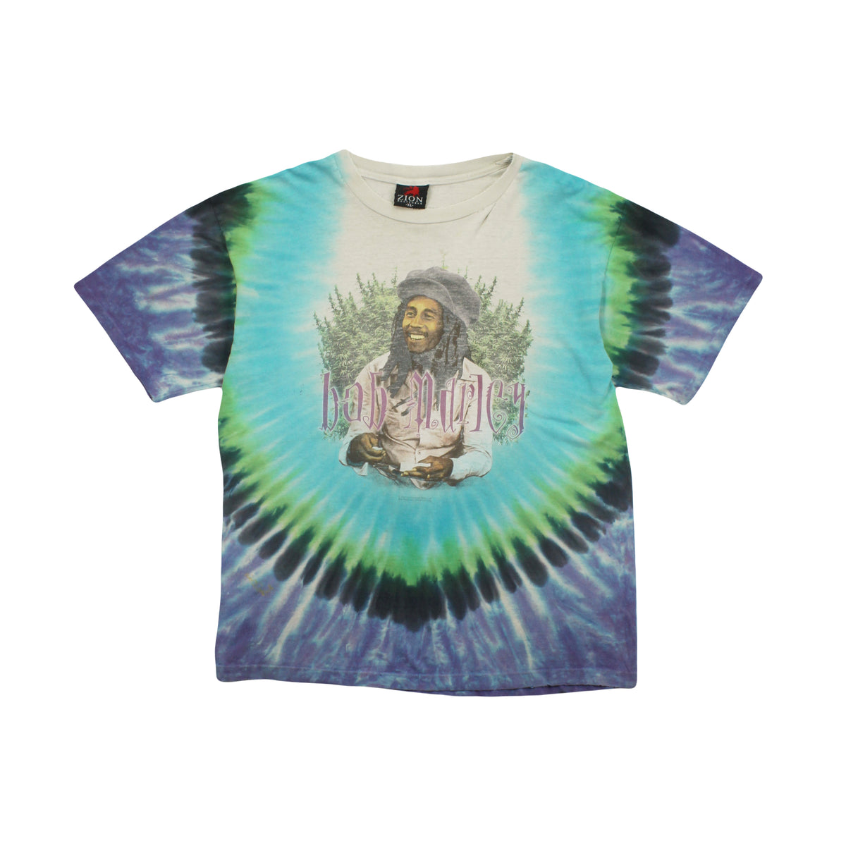 2003 Zion Bob Marley Distressed Tie Dye Tee XL