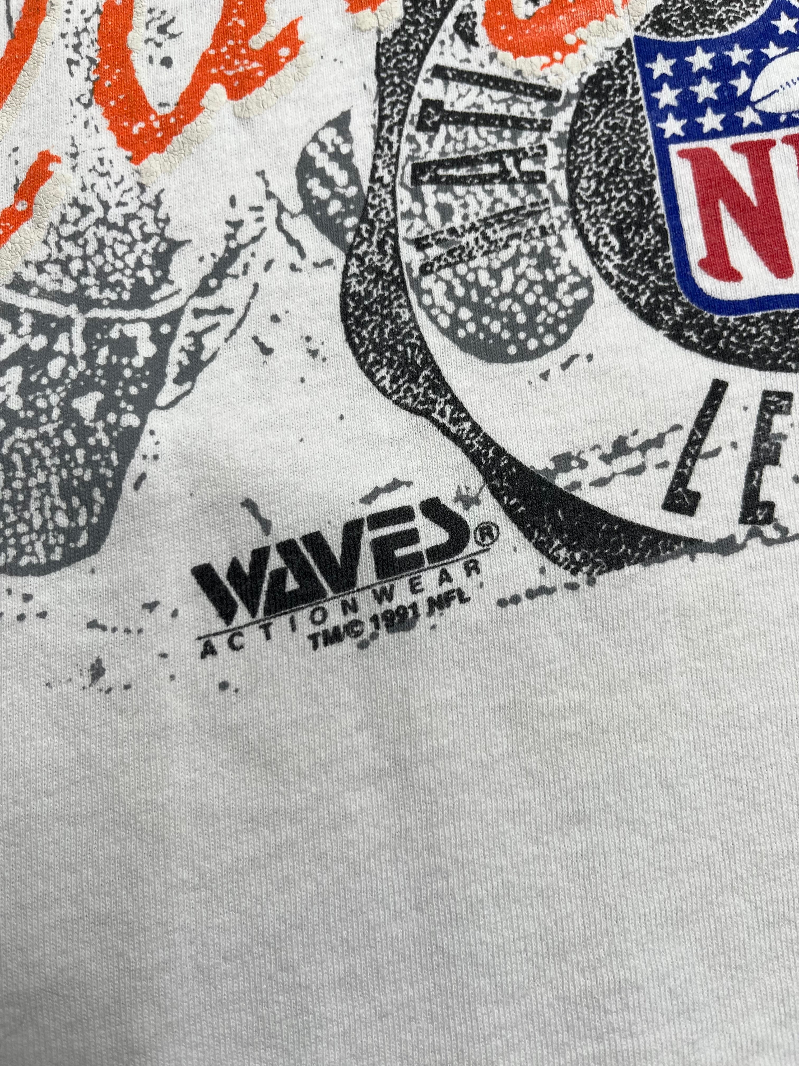 1991 Waves Chicago Bears Graphic Tee XL
