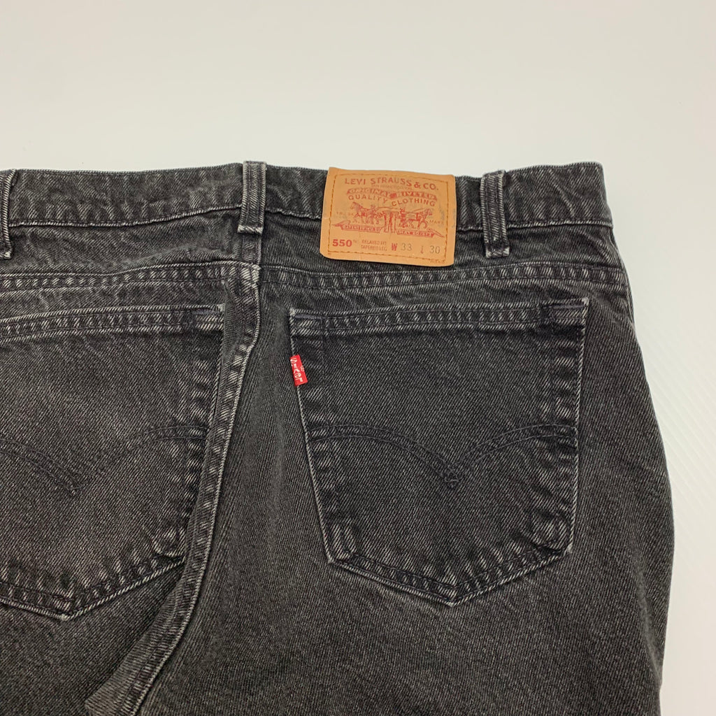 Vintage Black Levi’s 550 32x29