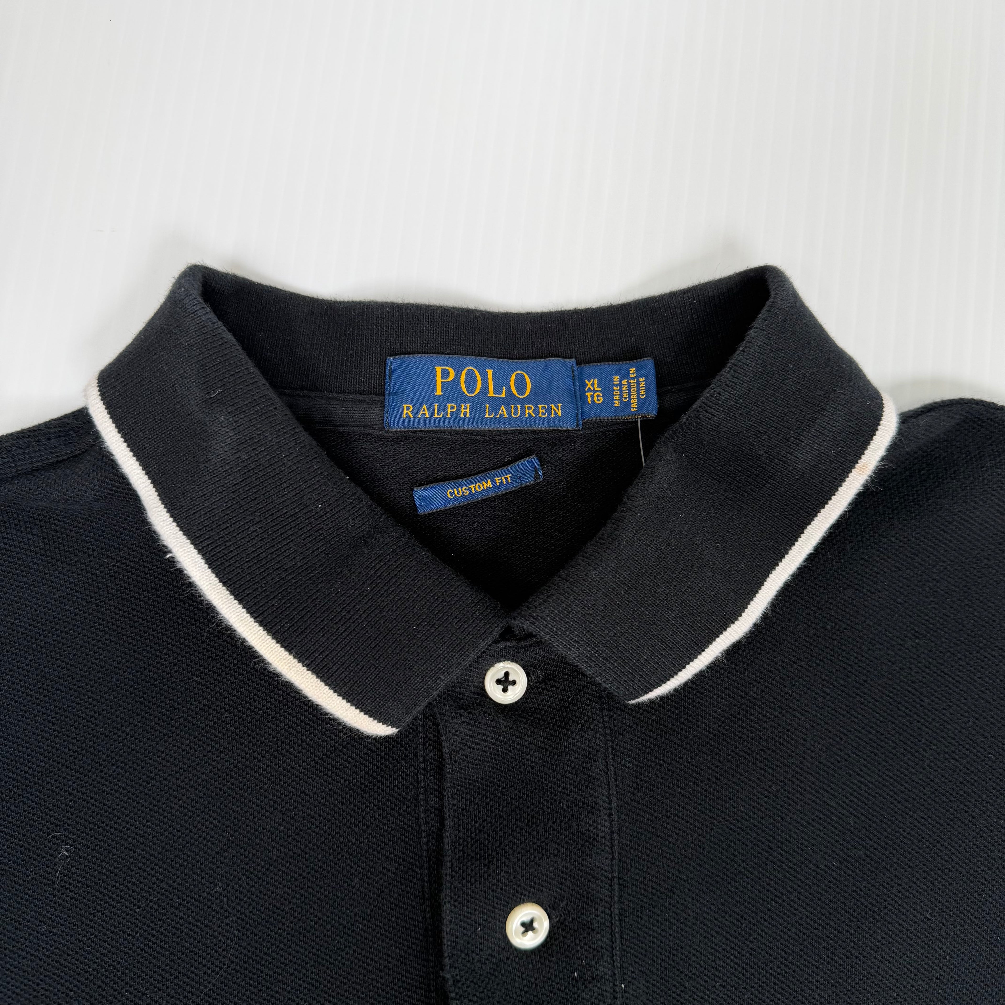 Polo Ralph Lauren Big Logo Stripe Polo Shirt XL