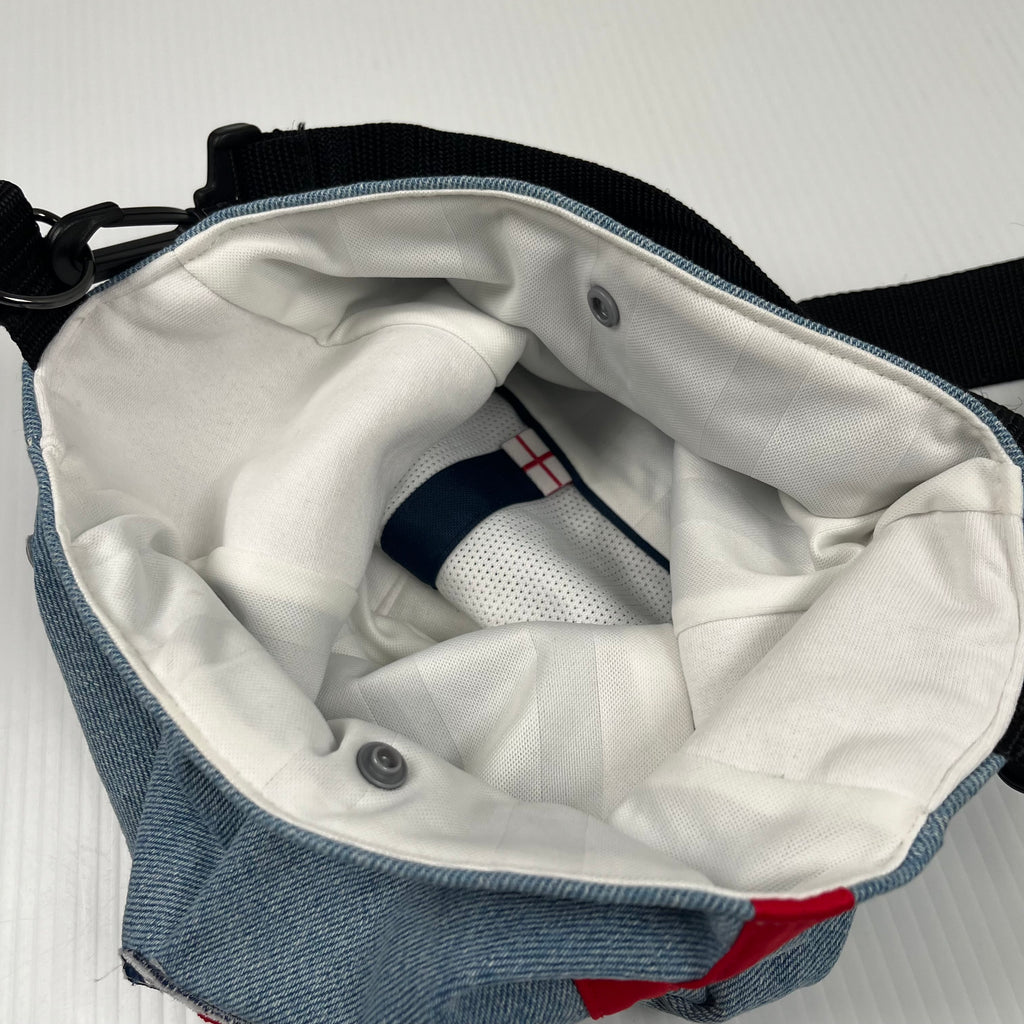 Rework Umbro England Denim Side Bag