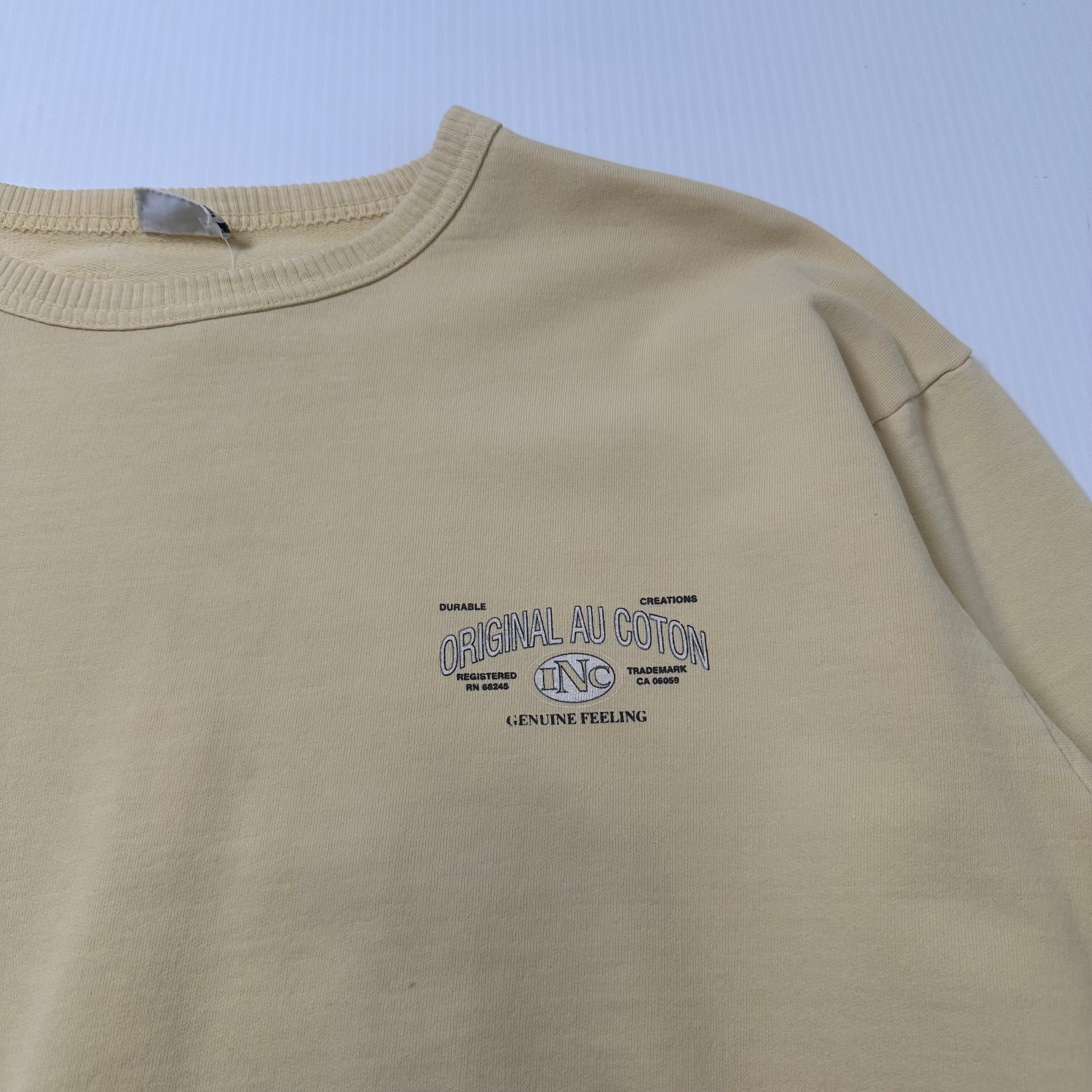 Vintage Au Coton Mini Logo Crewneck XL