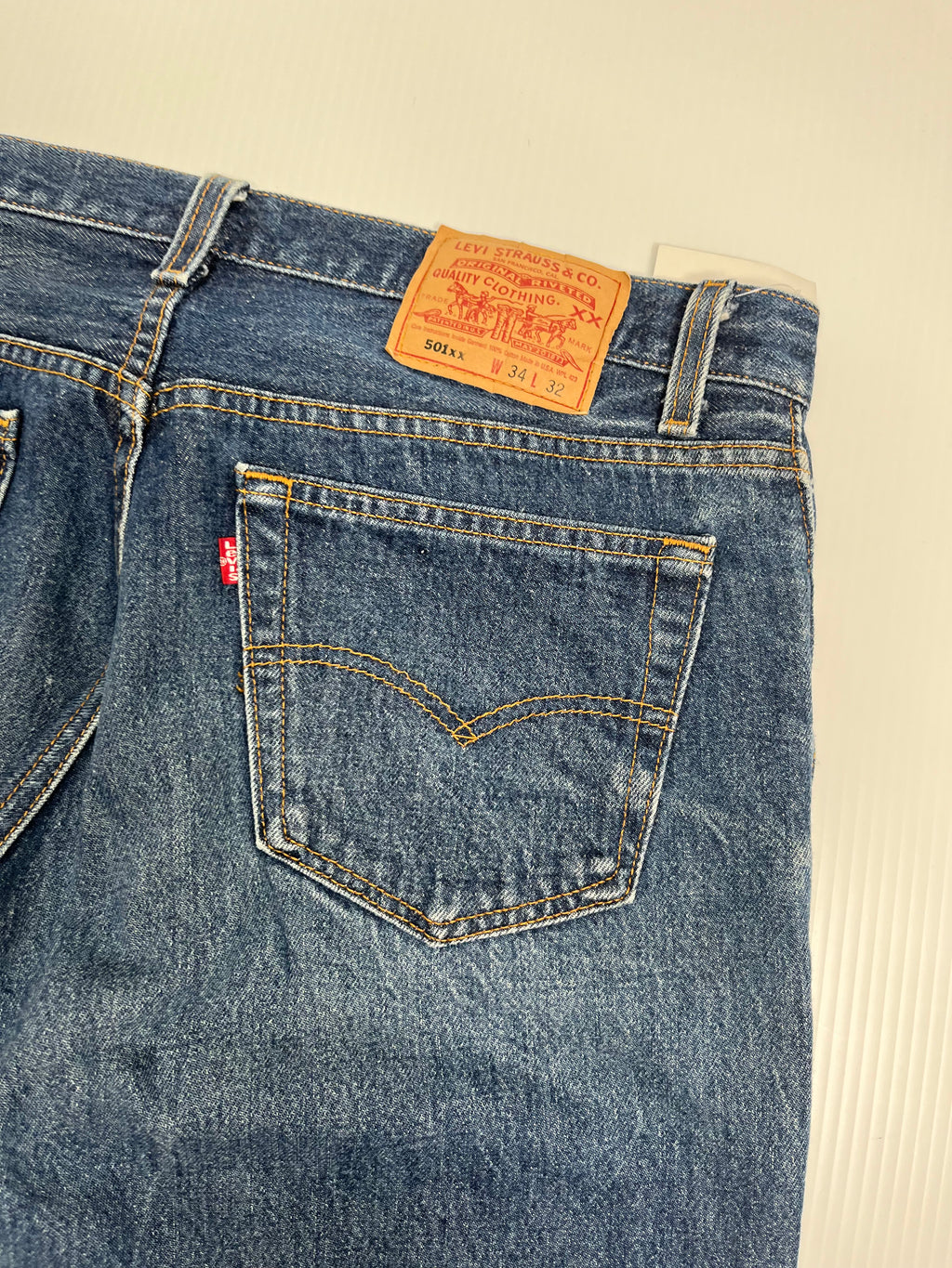 80s Levi's 501xx Dark Wash Denim 34