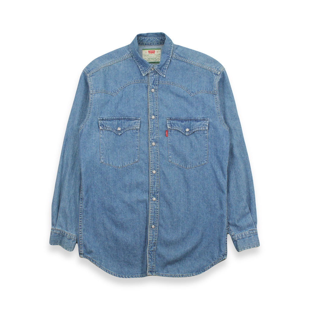 Vintage Levi's Denim Button Up Shirt S