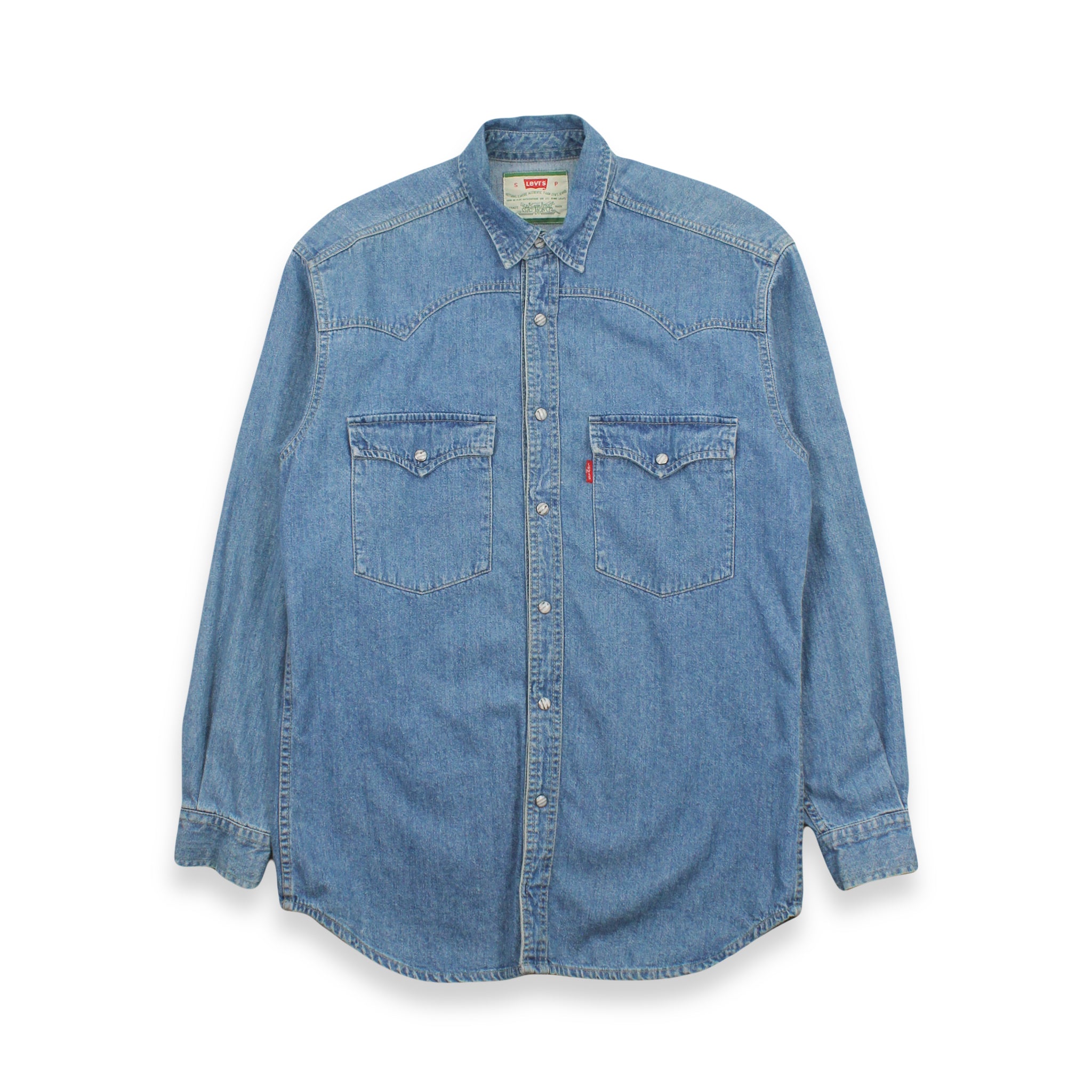 Vintage Levi's Denim Button Up Shirt S