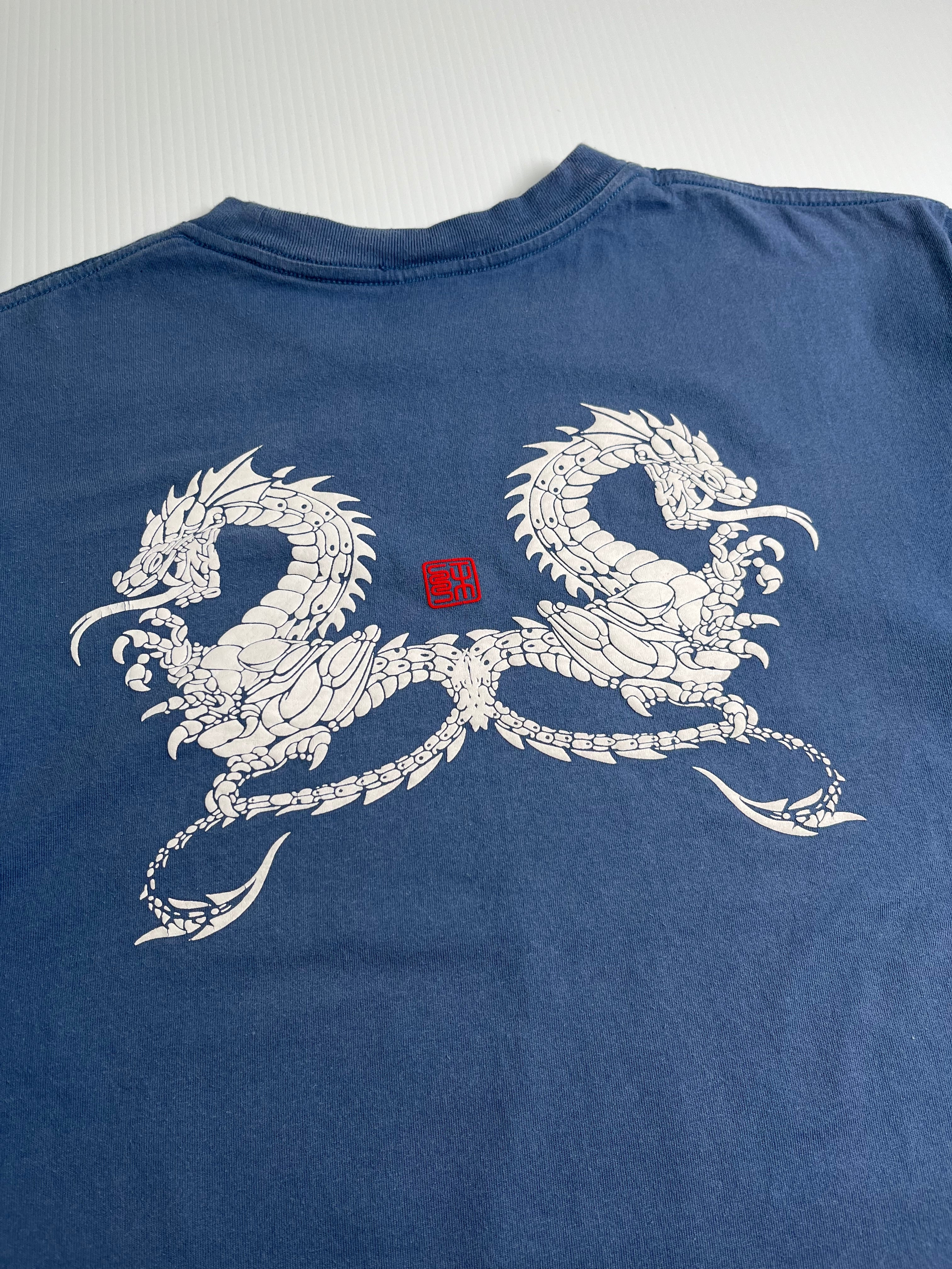 Vintage Stüssy Outdoors Dragon Tee XL