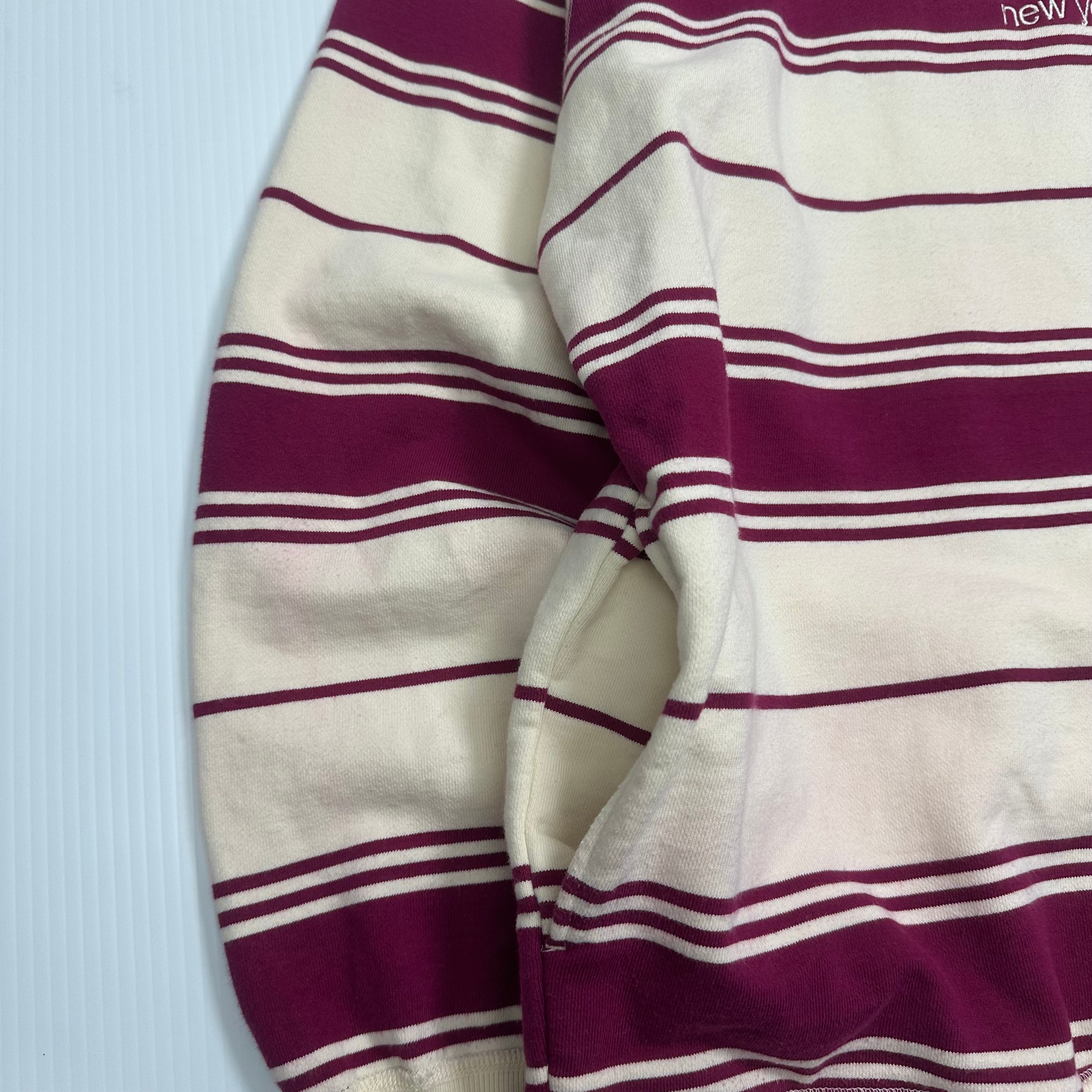 Supreme New York Striped Hoodie L