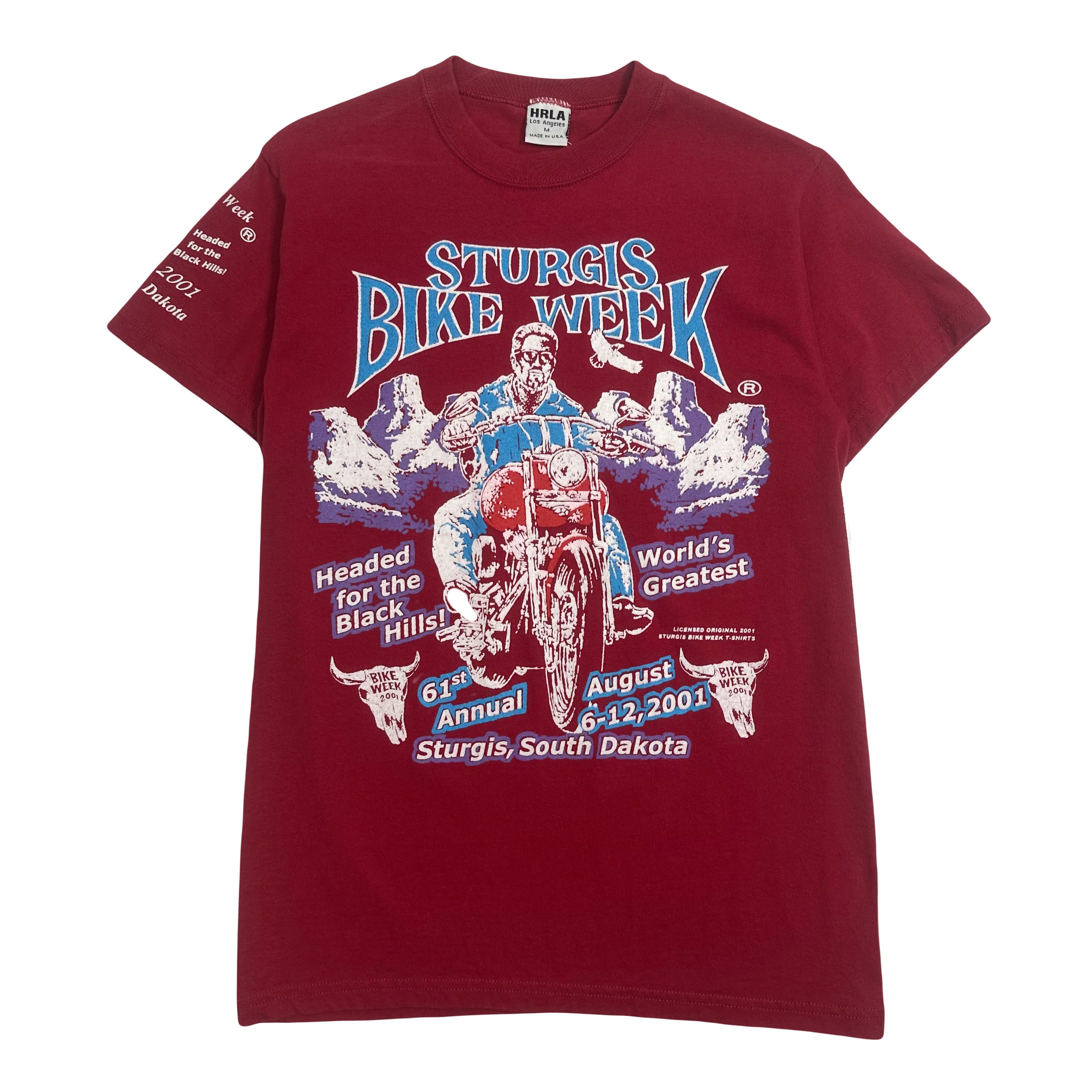 2001 Sturgis Bike Week South Dakota Tee M