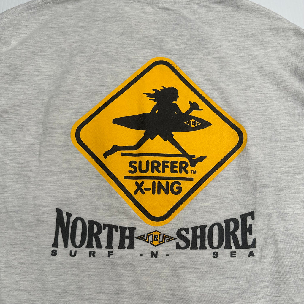 Vintage North Shore Hawaii Surfer X-Ing Longsleeve M