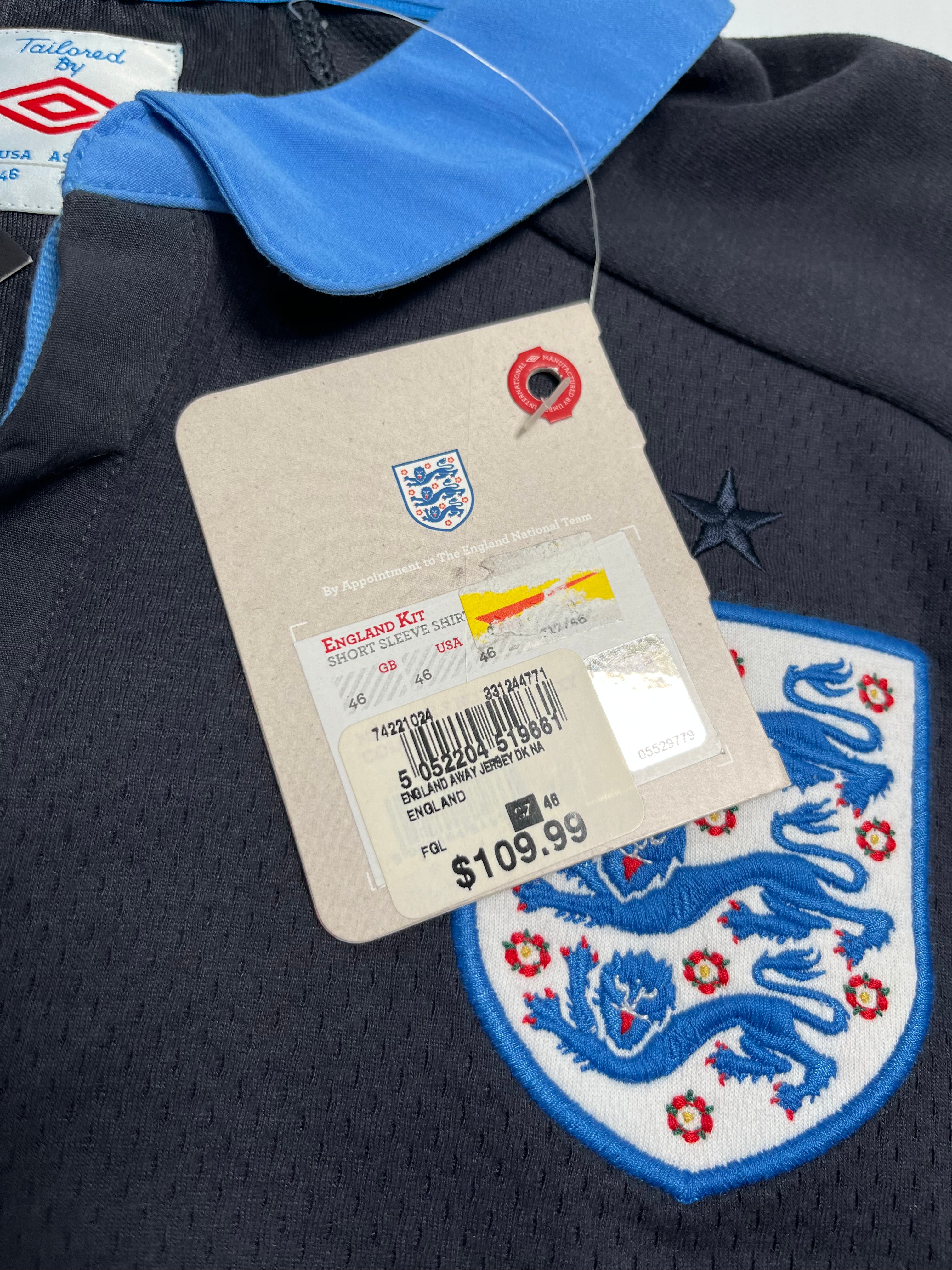 2012 England Umbro Away Jersey XL