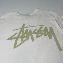 Load image into Gallery viewer, Stussy Logo Chartreuse Text Tee M
