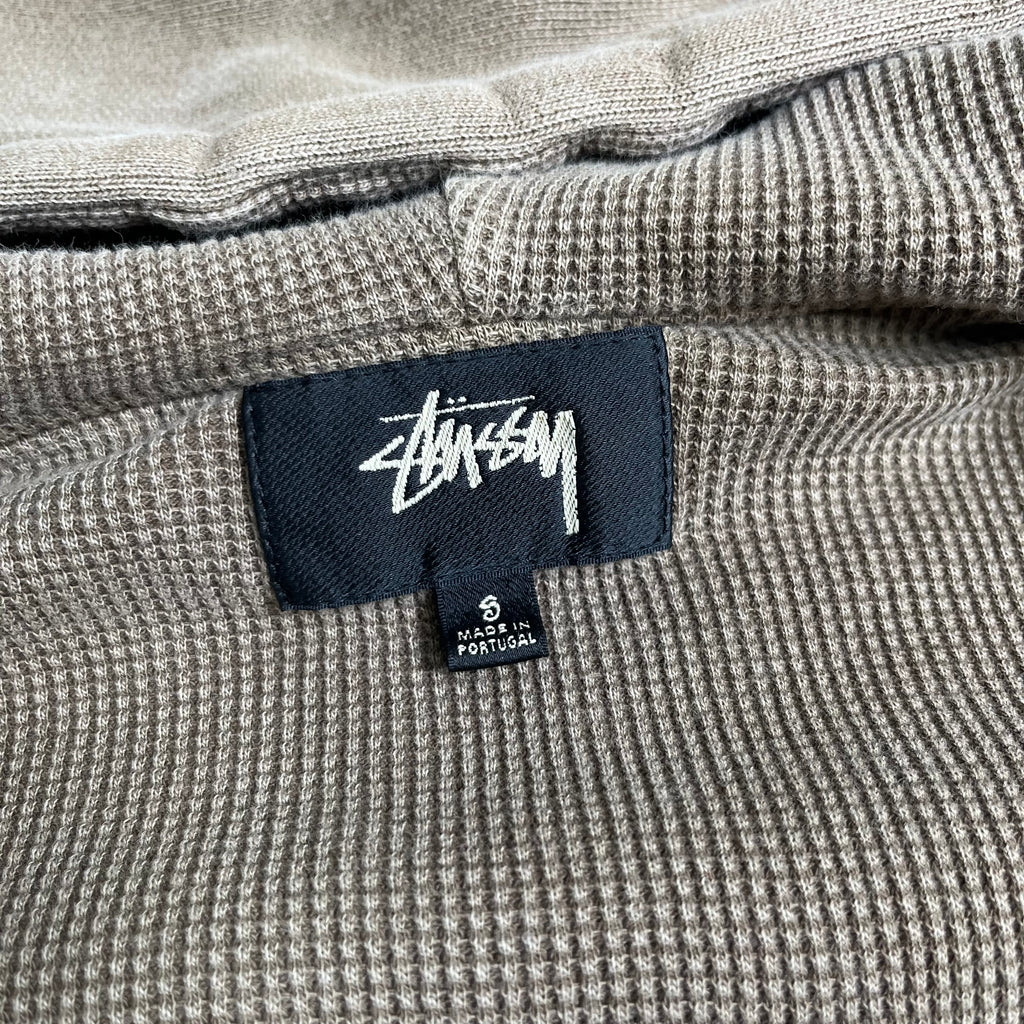 Stussy Garment Co. Waffle Lined Zip Hoodie S