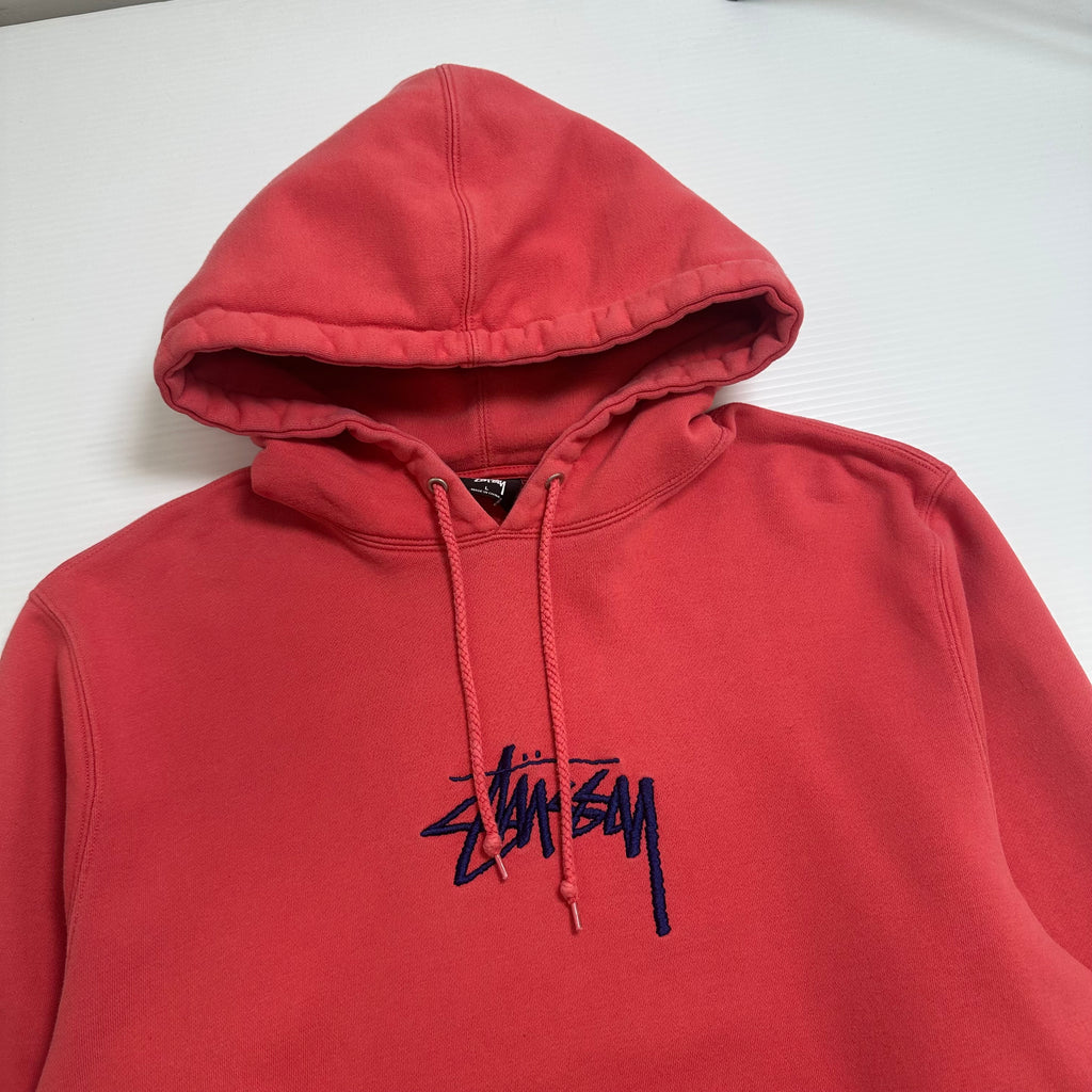 Stussy Middle Spellout Hoodie L