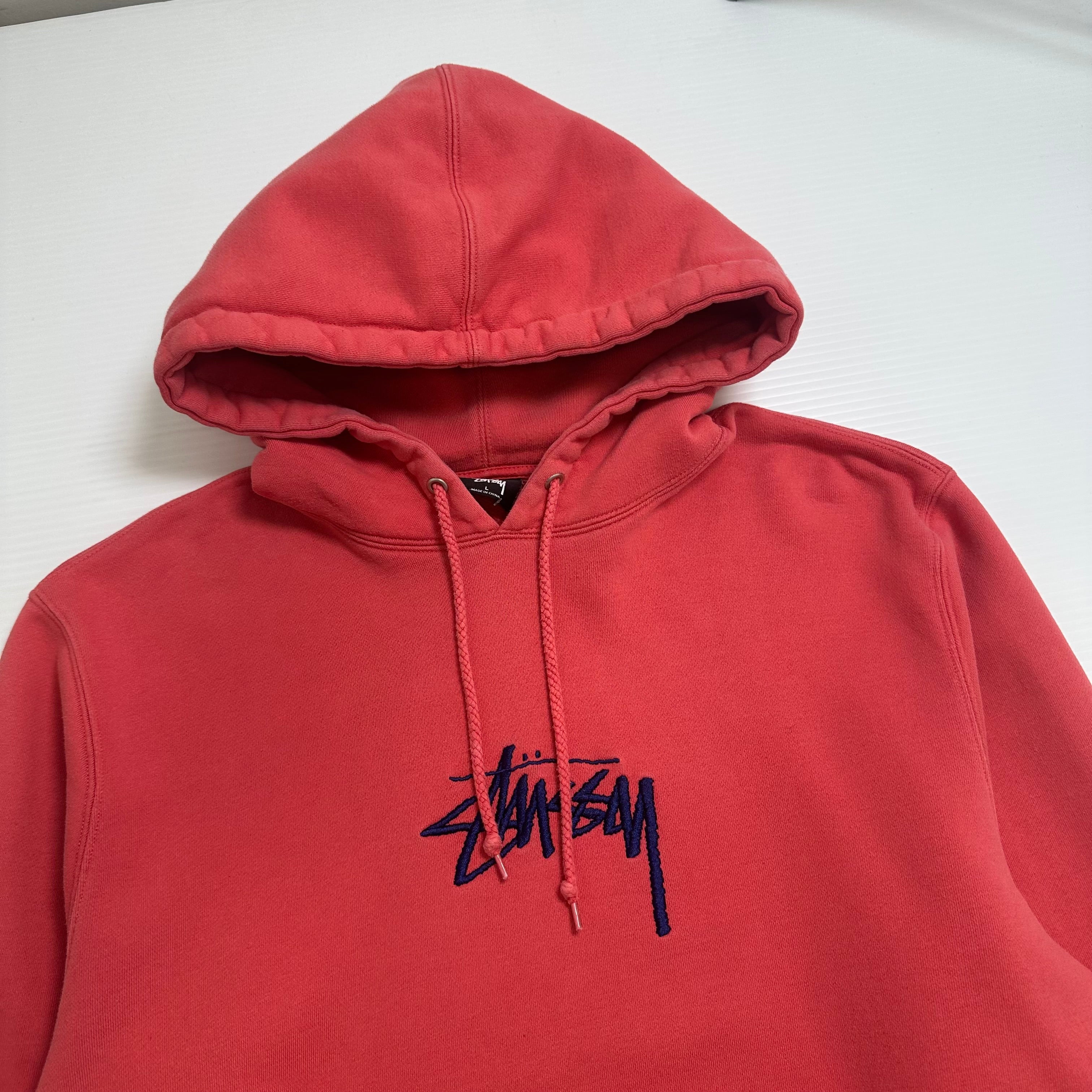 Stussy Middle Spellout Hoodie L