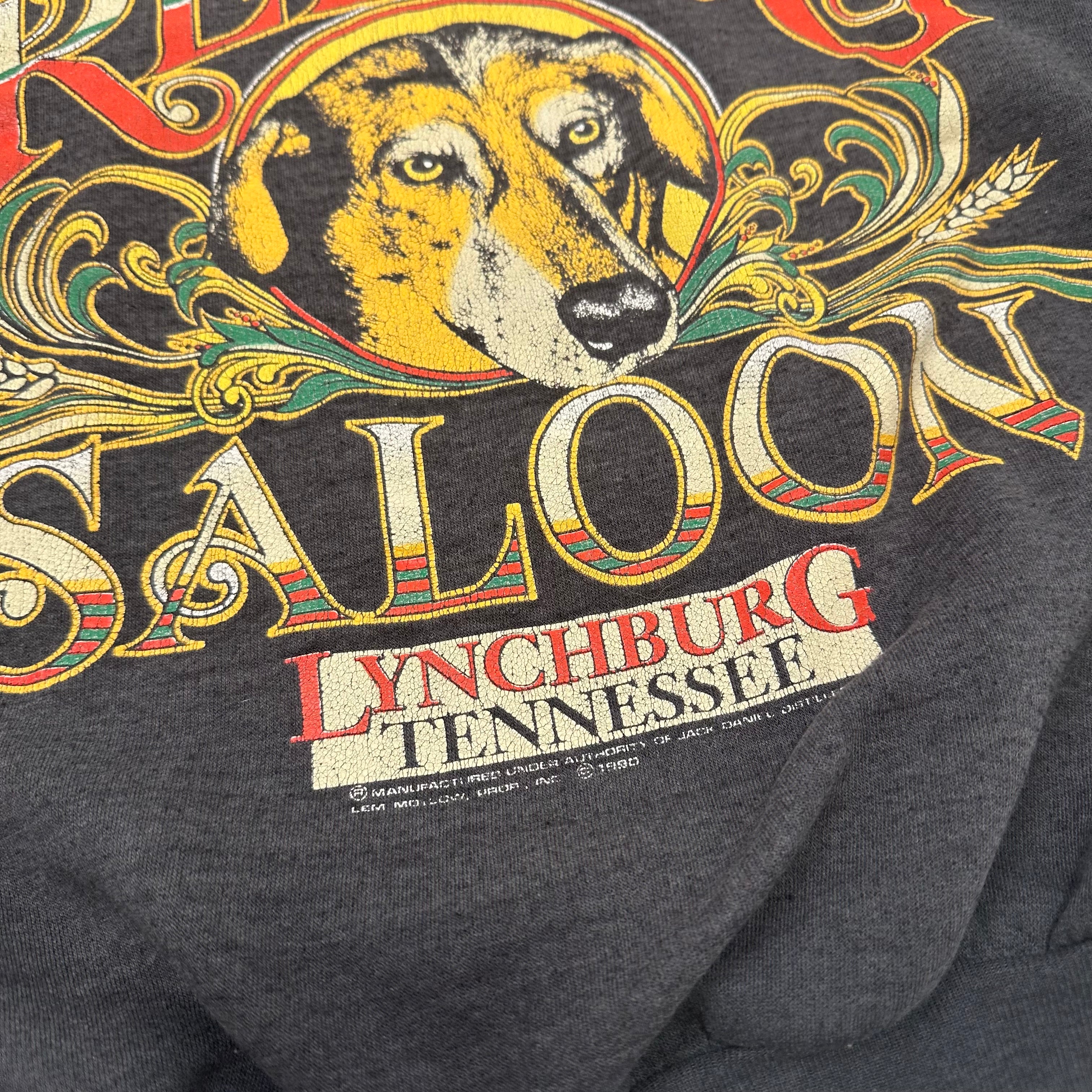 1990 Jack Daniels Red Dog Saloon Faded Crewneck L