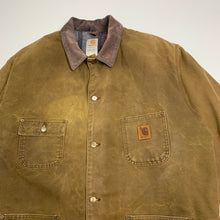 Load image into Gallery viewer, Carhartt Faded Brown Chore Coat 3XL
