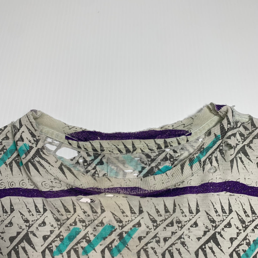 90s Ocean Pacific Abstract Pattern Surf Tee L