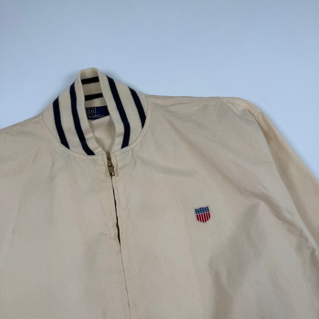Vintage Polo Ralph Lauren Badge Logo Light Jacket M