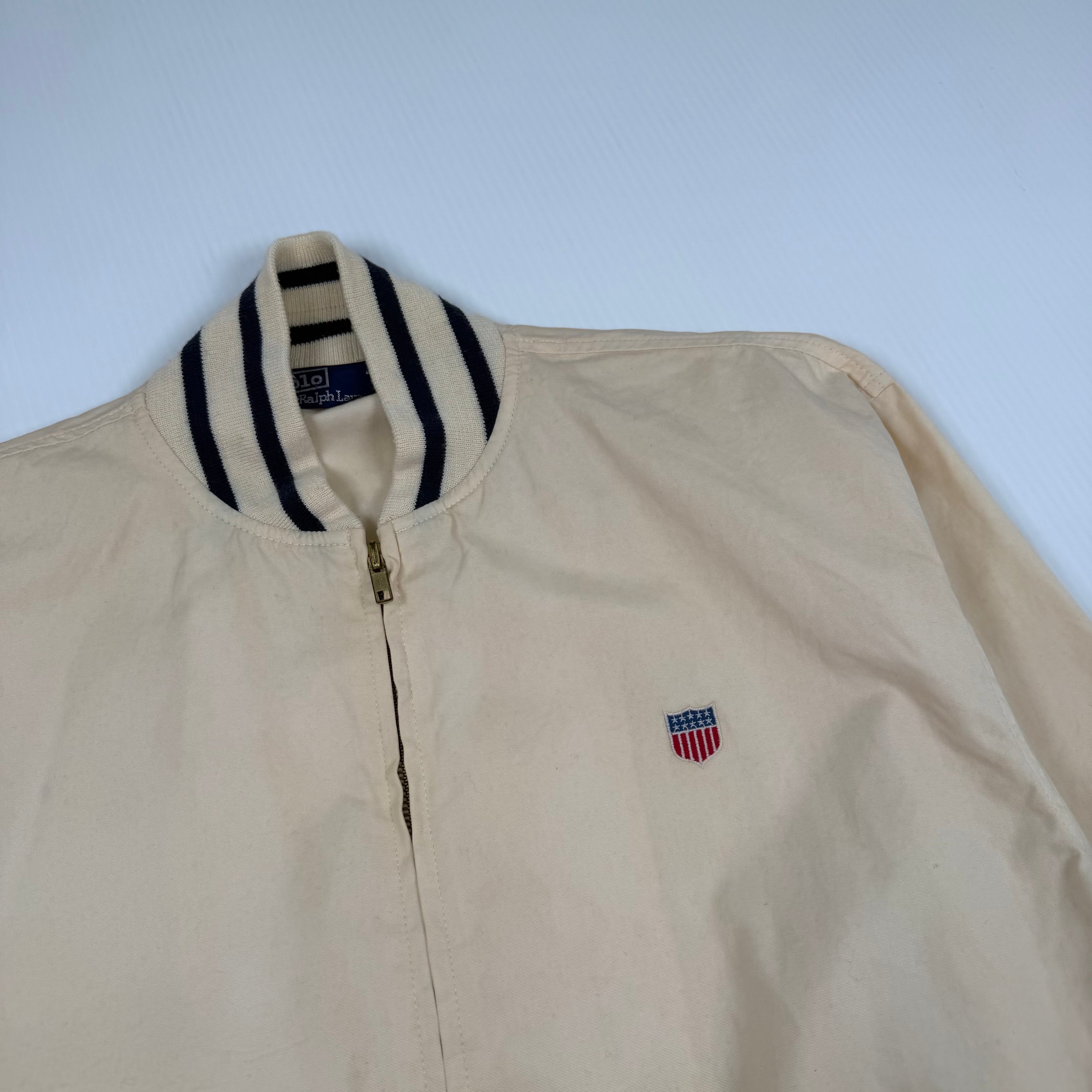 Vintage Polo Ralph Lauren Badge Logo Light Jacket M