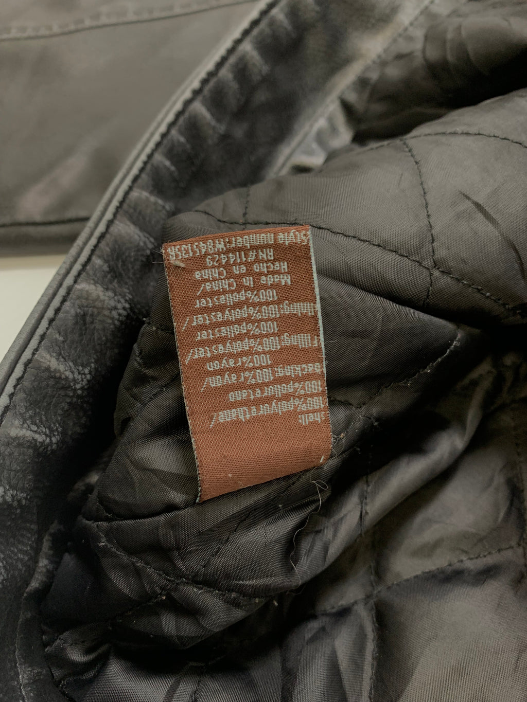 Whispering Smith Leather Moto Jacket L