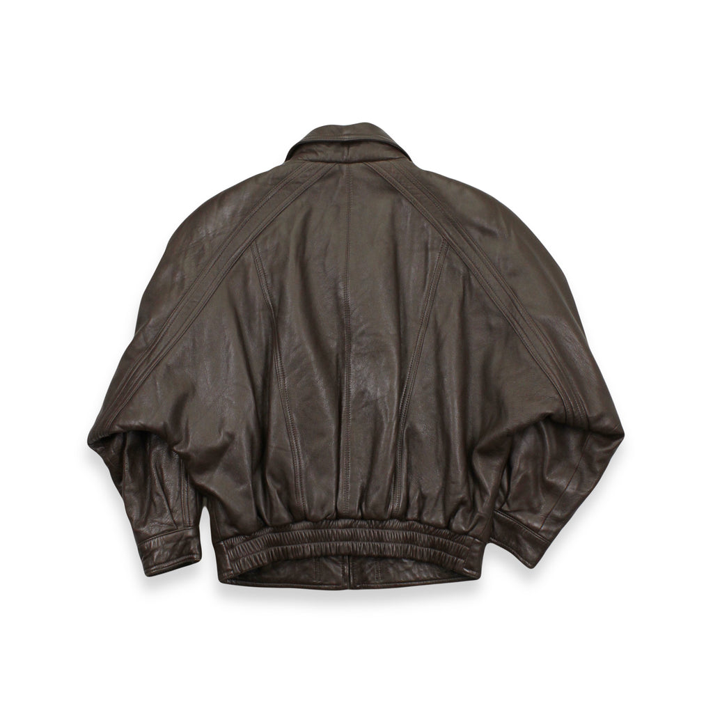 Vintage Carlucci Leather Bomber Jacket Women's M