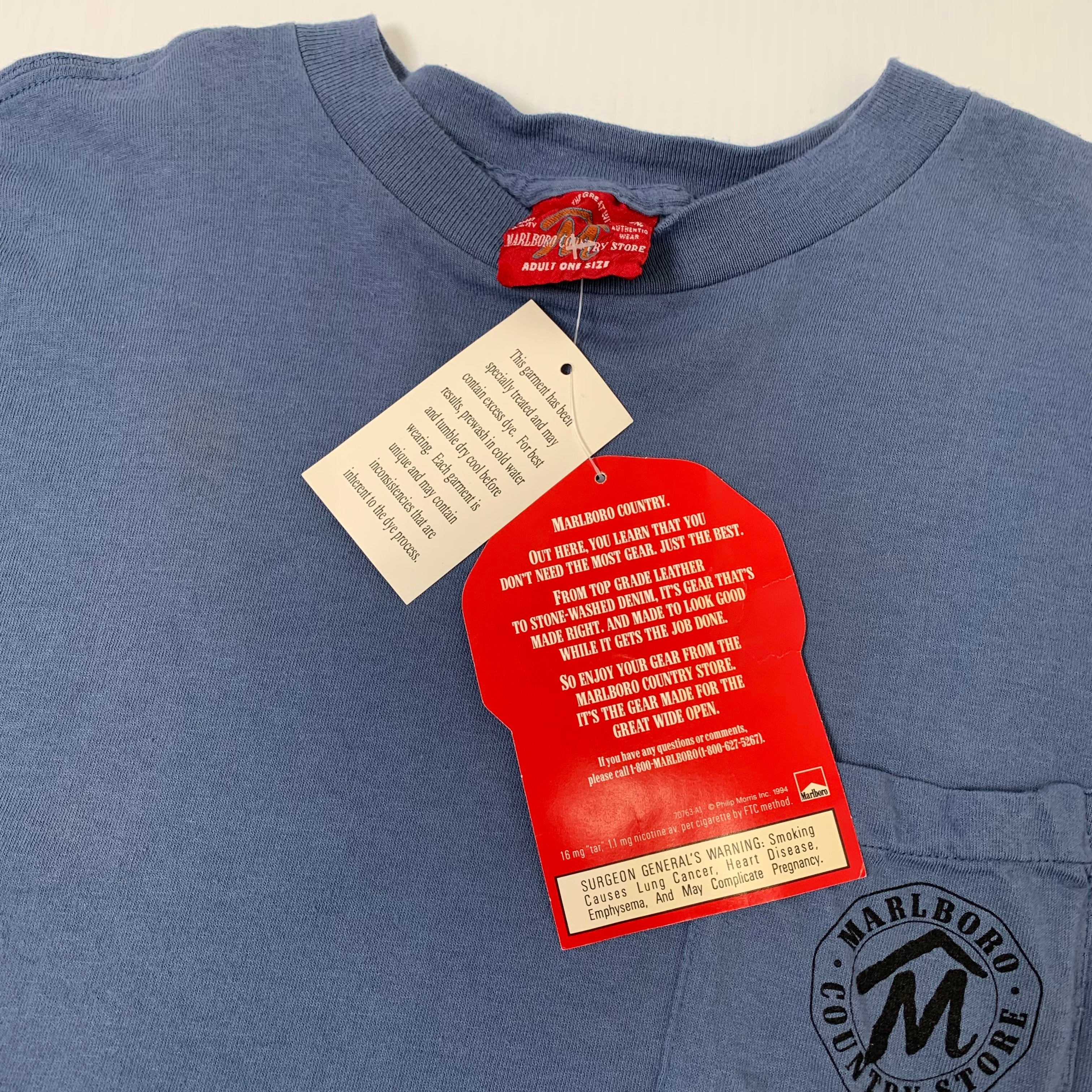 Vintage Marlboro Country Store Cowboy Boots Tee XL