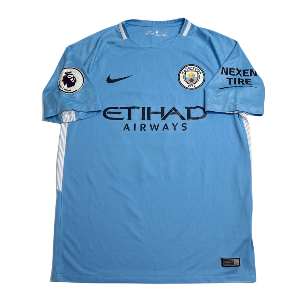 2017-18 Nike Manchester City Sergio Aguero Home Kit M