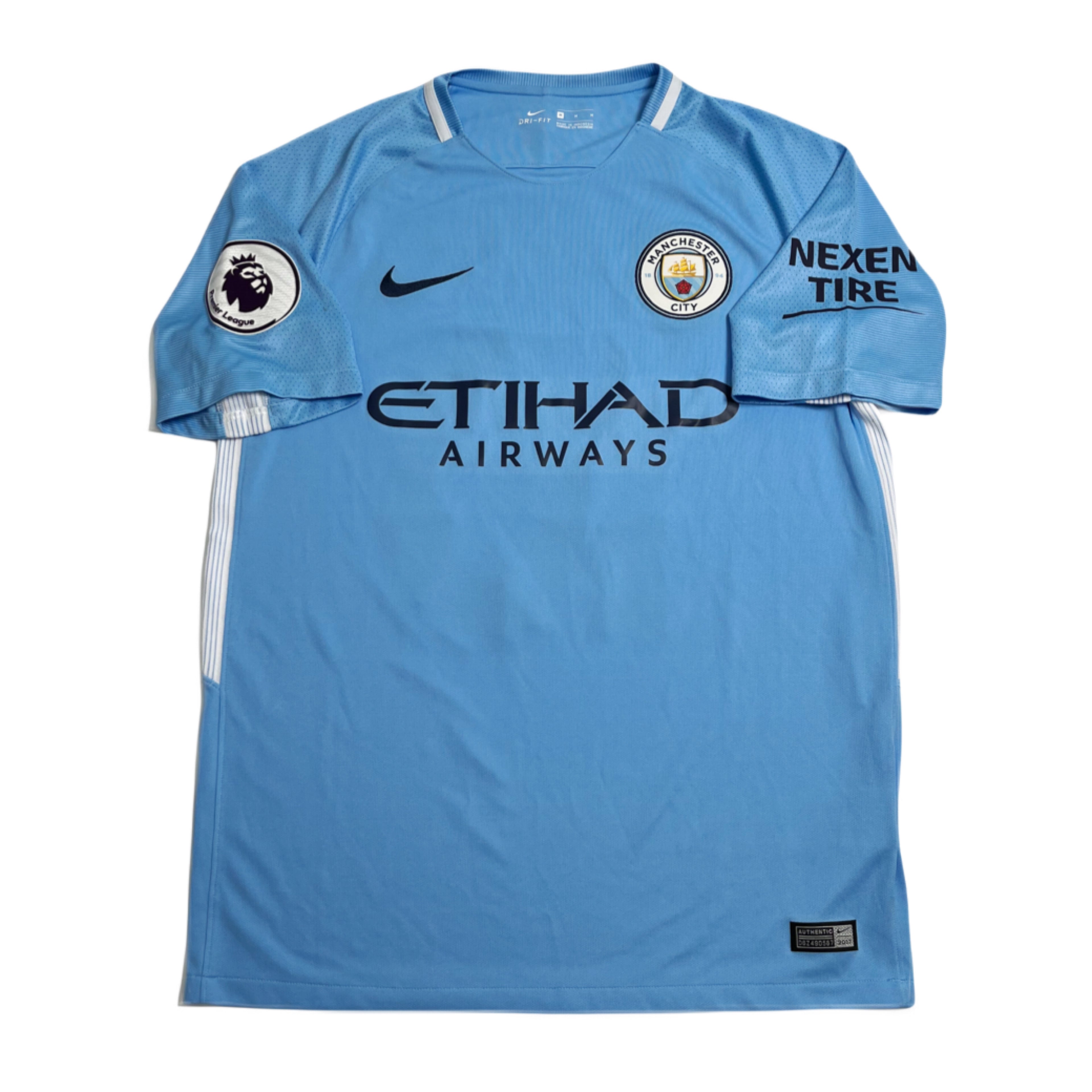 2017-18 Nike Manchester City Sergio Aguero Home Kit M