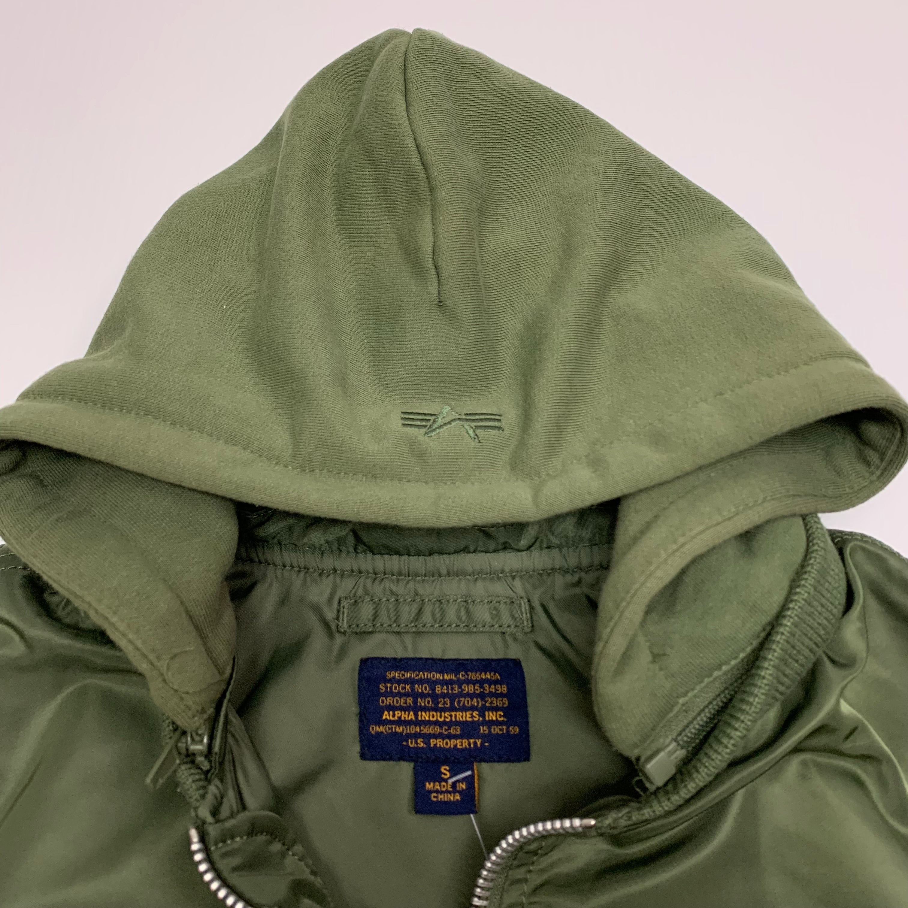Alpha Industries Hooded Bomber S