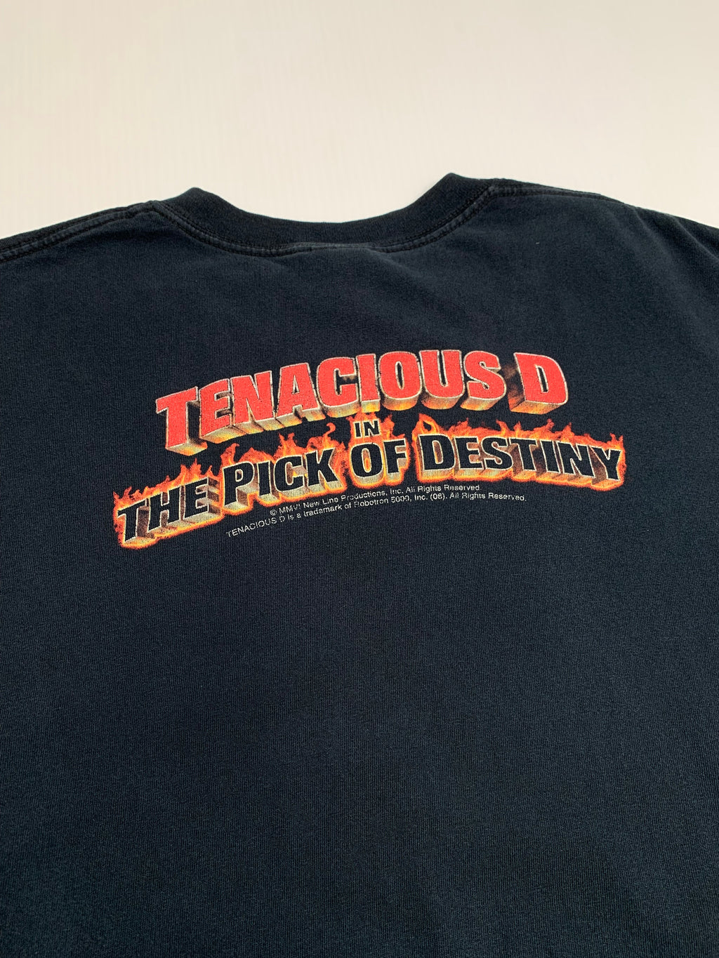 Tenacious D Pick of Destiny Movie Promo Graphic Tee XL
