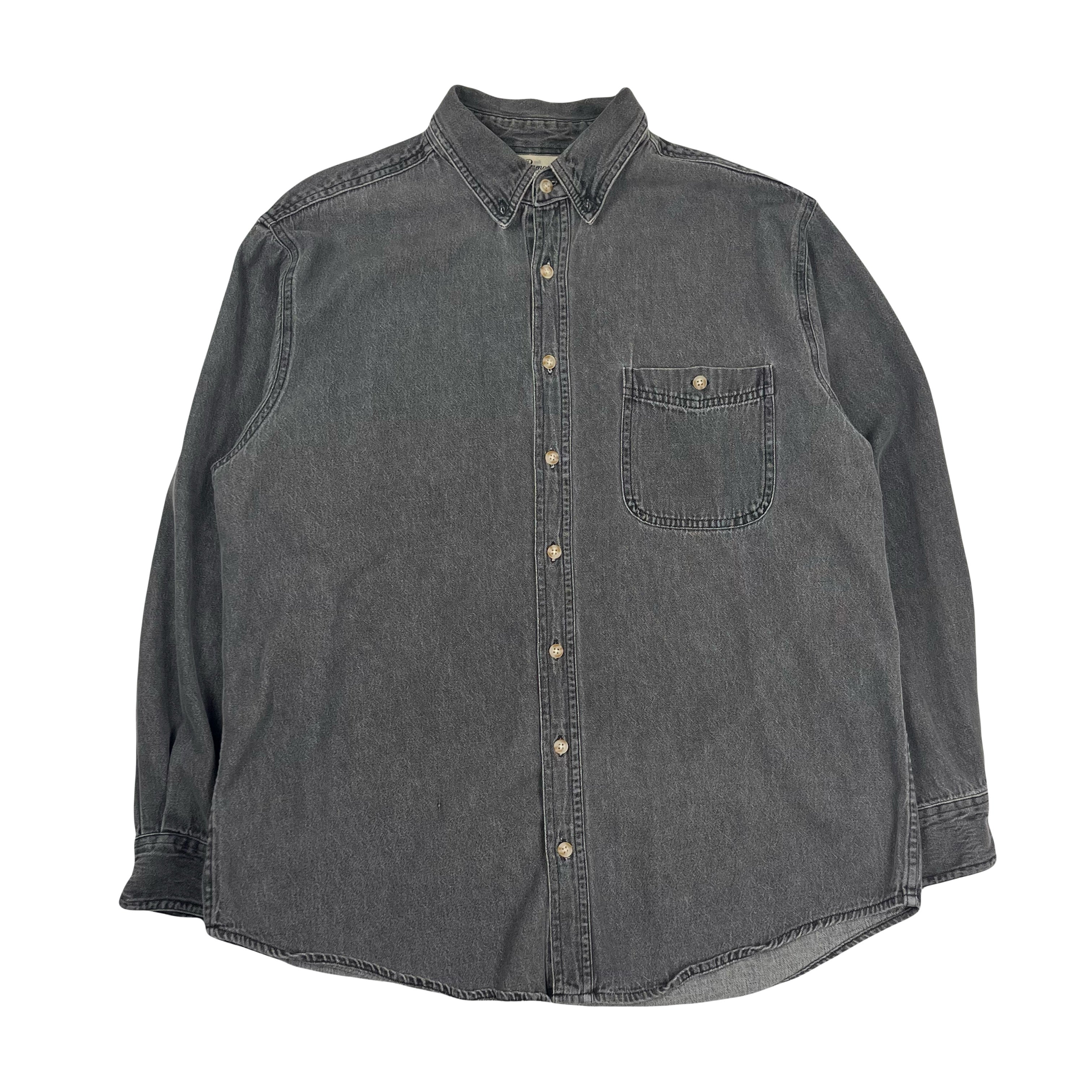 Vintage Penmans Faded Denim Button up Shirt M