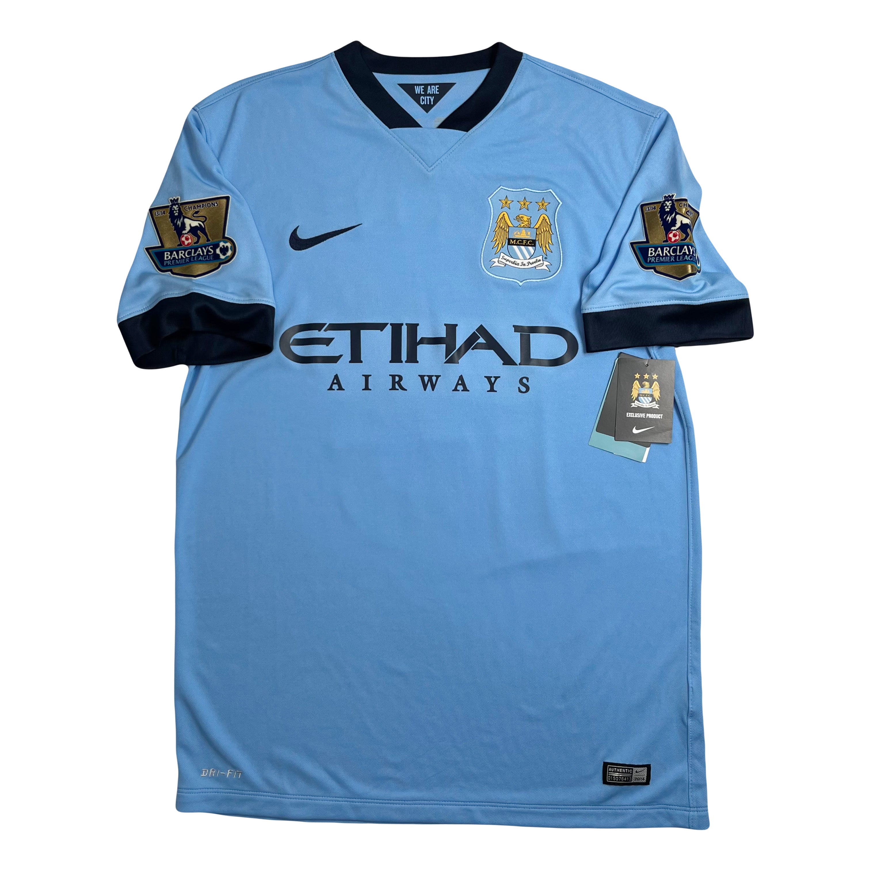 2014-15 Nike Manchester City Aguero Home Kit M