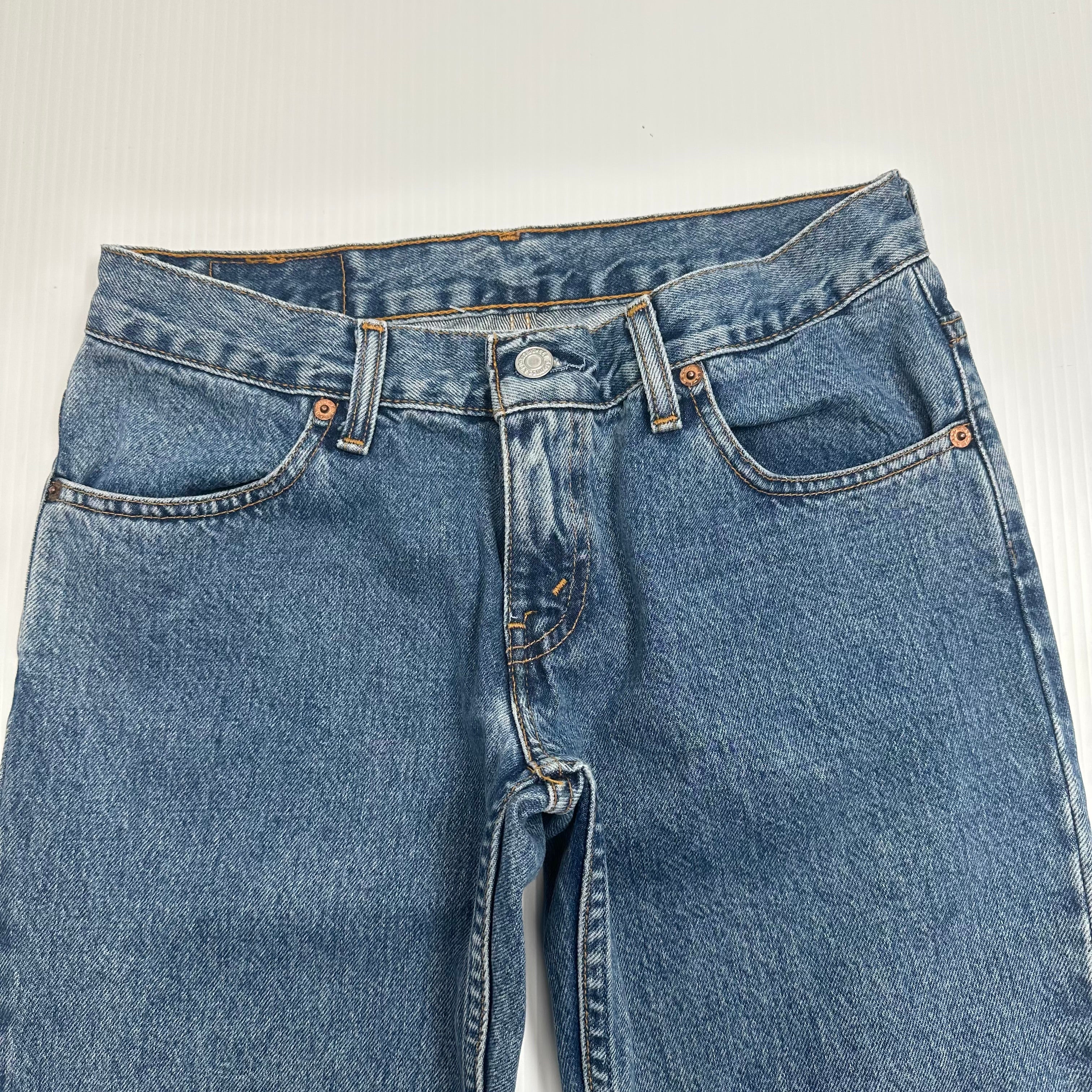 Vintage Levi's 985 Medium Wash Flared Denim 28