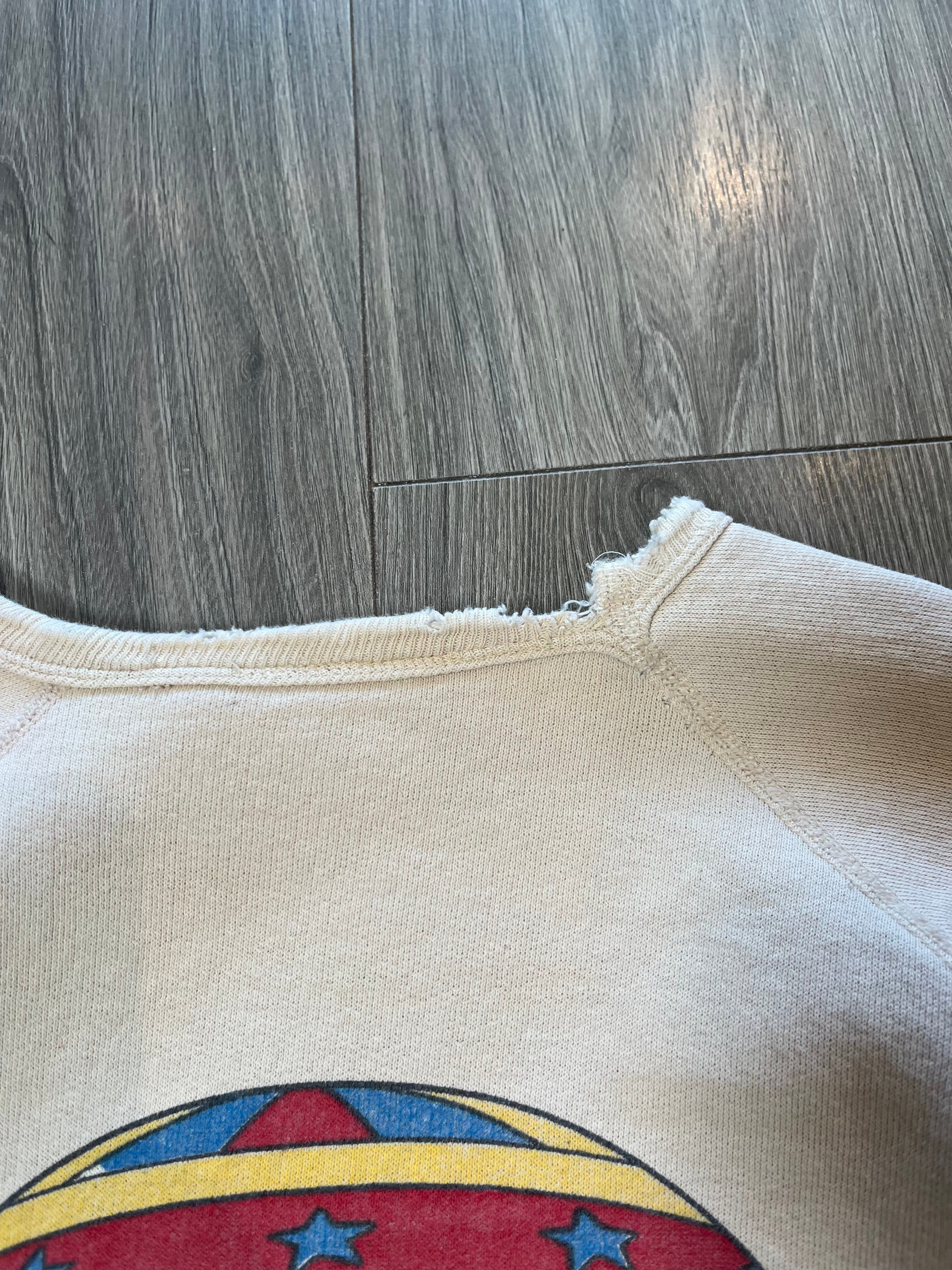 80s Walt Disney Mickey & Minnie Hot Air Balloon Crewneck S