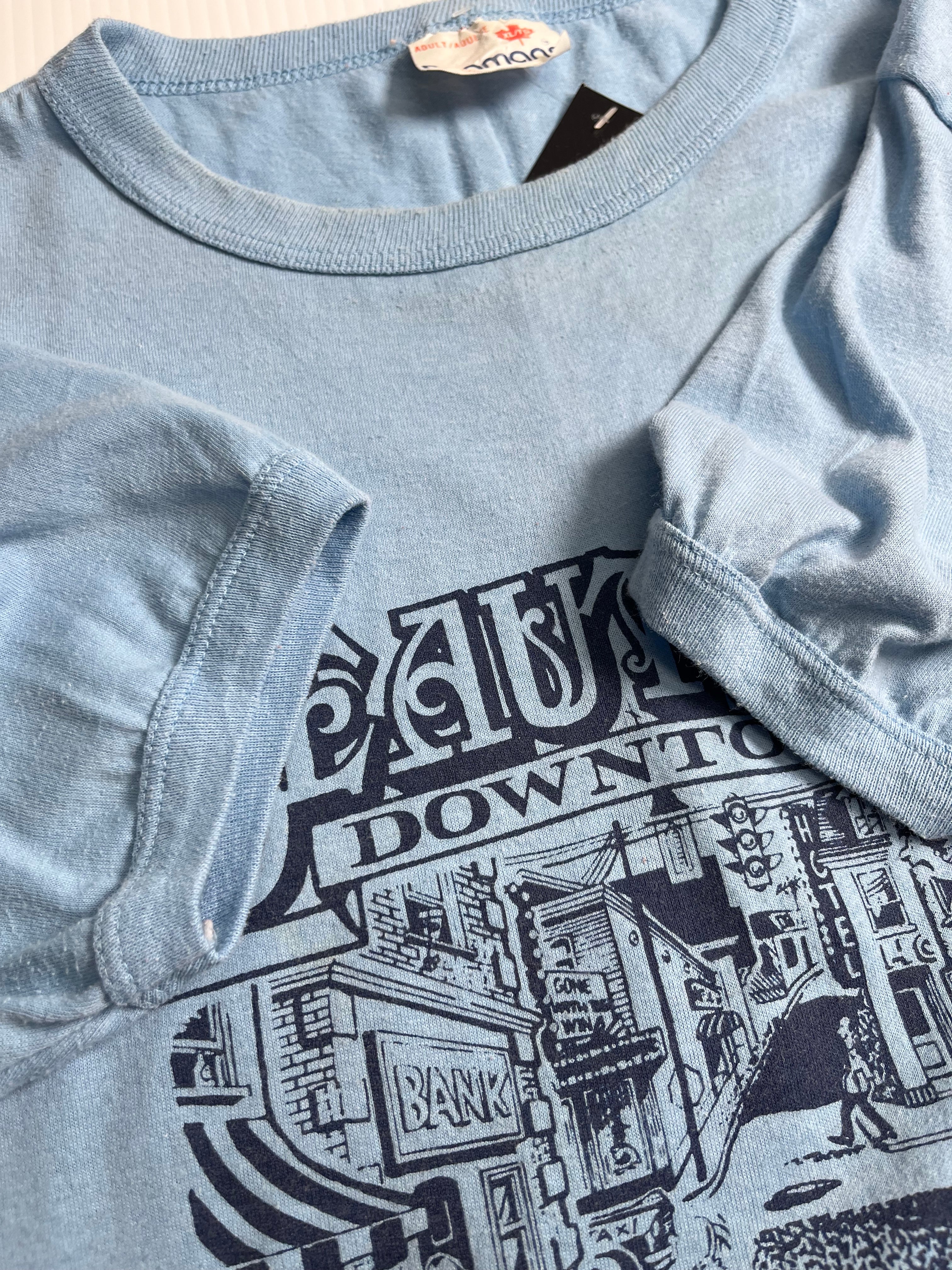Vintage Downtown Brighton Graphic Tee L