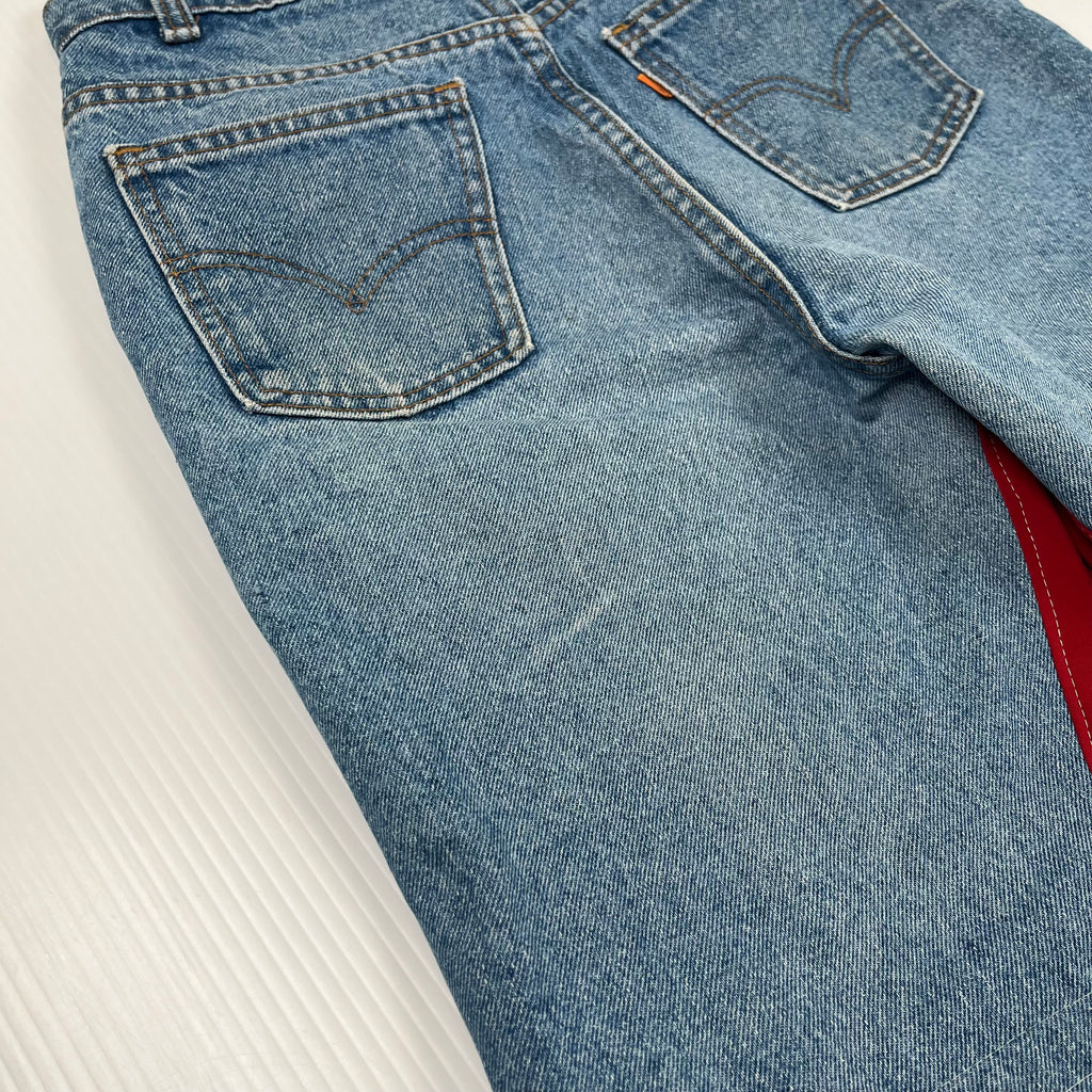 Rework Vintage Levi's x Nike USA Baggy Denim Shorts