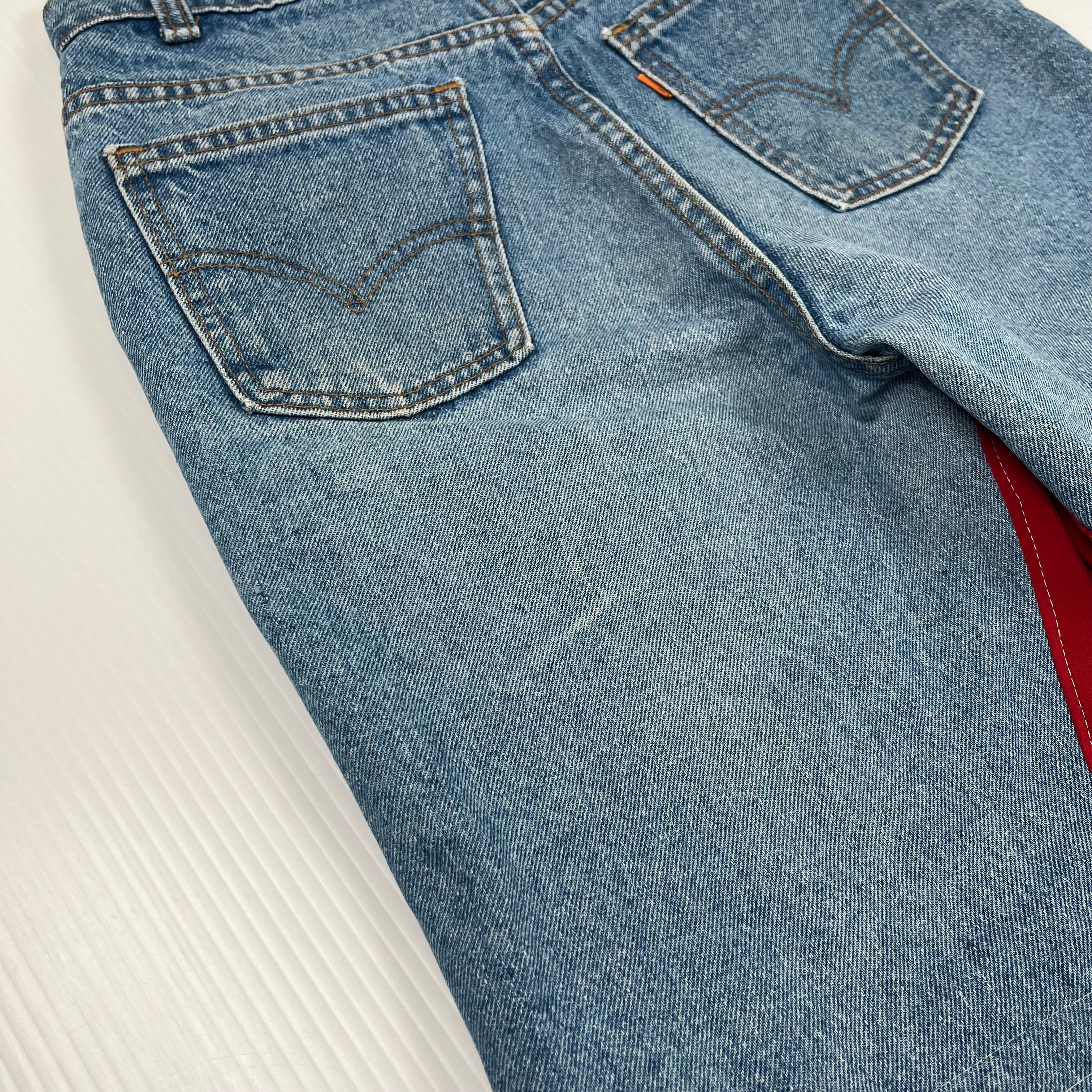 Rework Vintage Levi's x Nike USA Baggy Denim Shorts