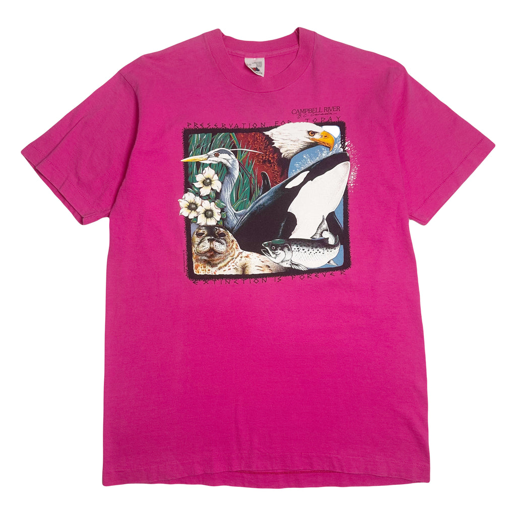 90s Campbell River Nature Tee L