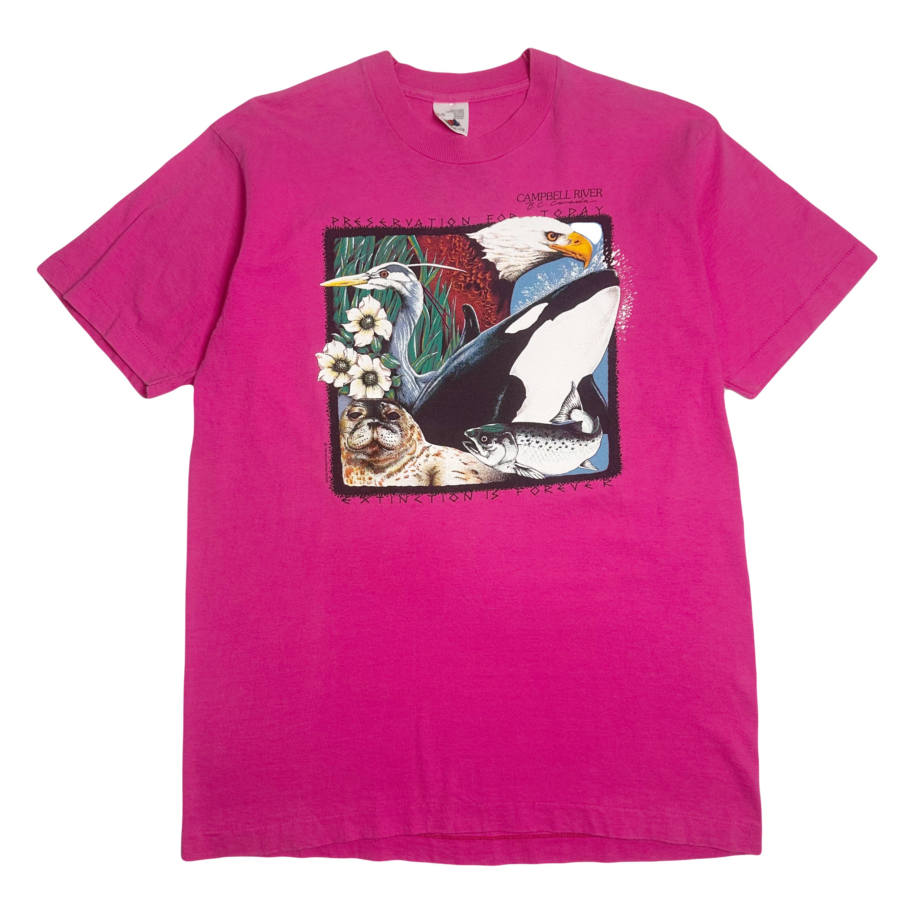 90s Campbell River Nature Tee L