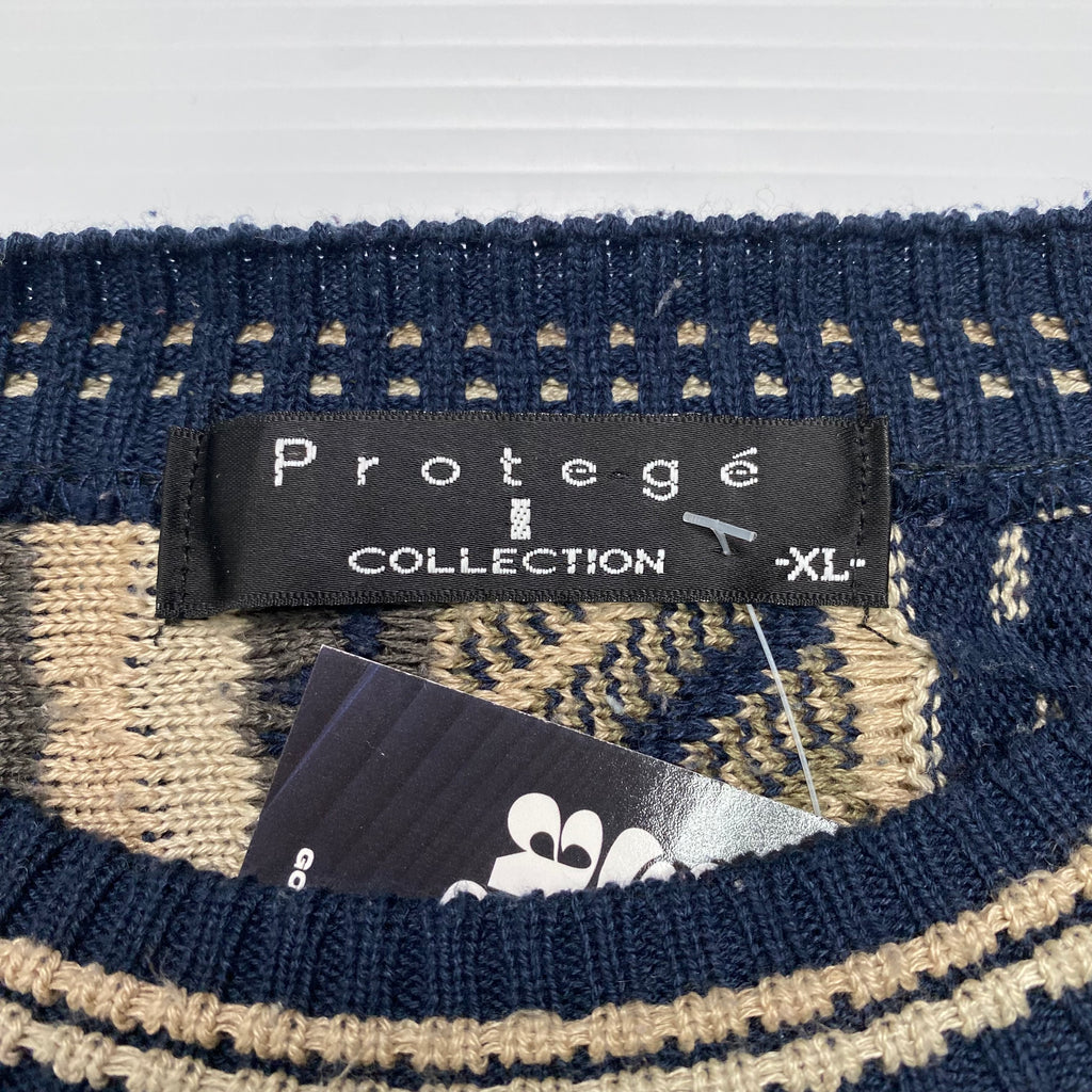 Vintage Protege 3D Knit Sweater XL