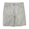 Vintage Levi's Orange Tab Faded White Denim Shorts 36