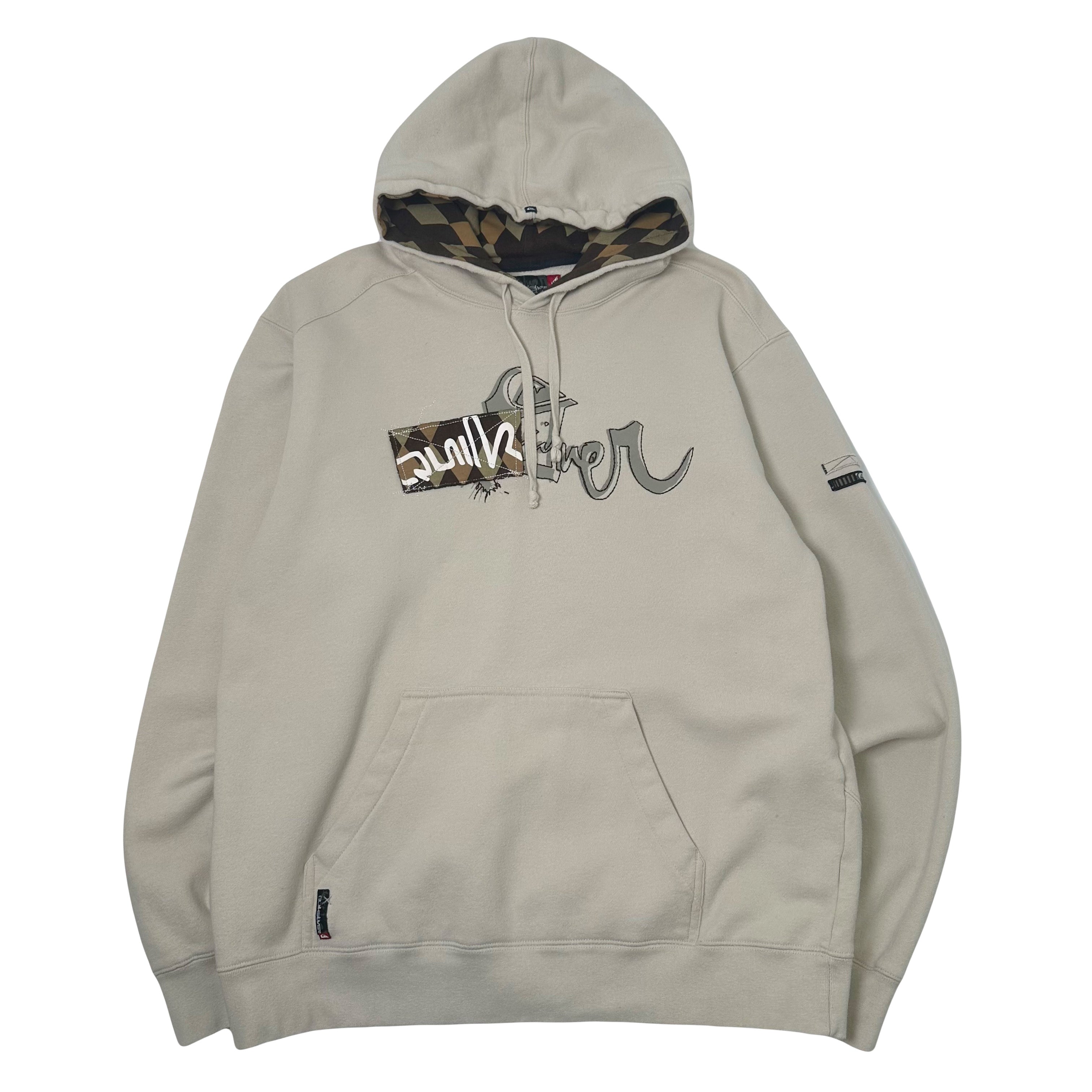 Y2K Quiksilver Graphic Hoodie L