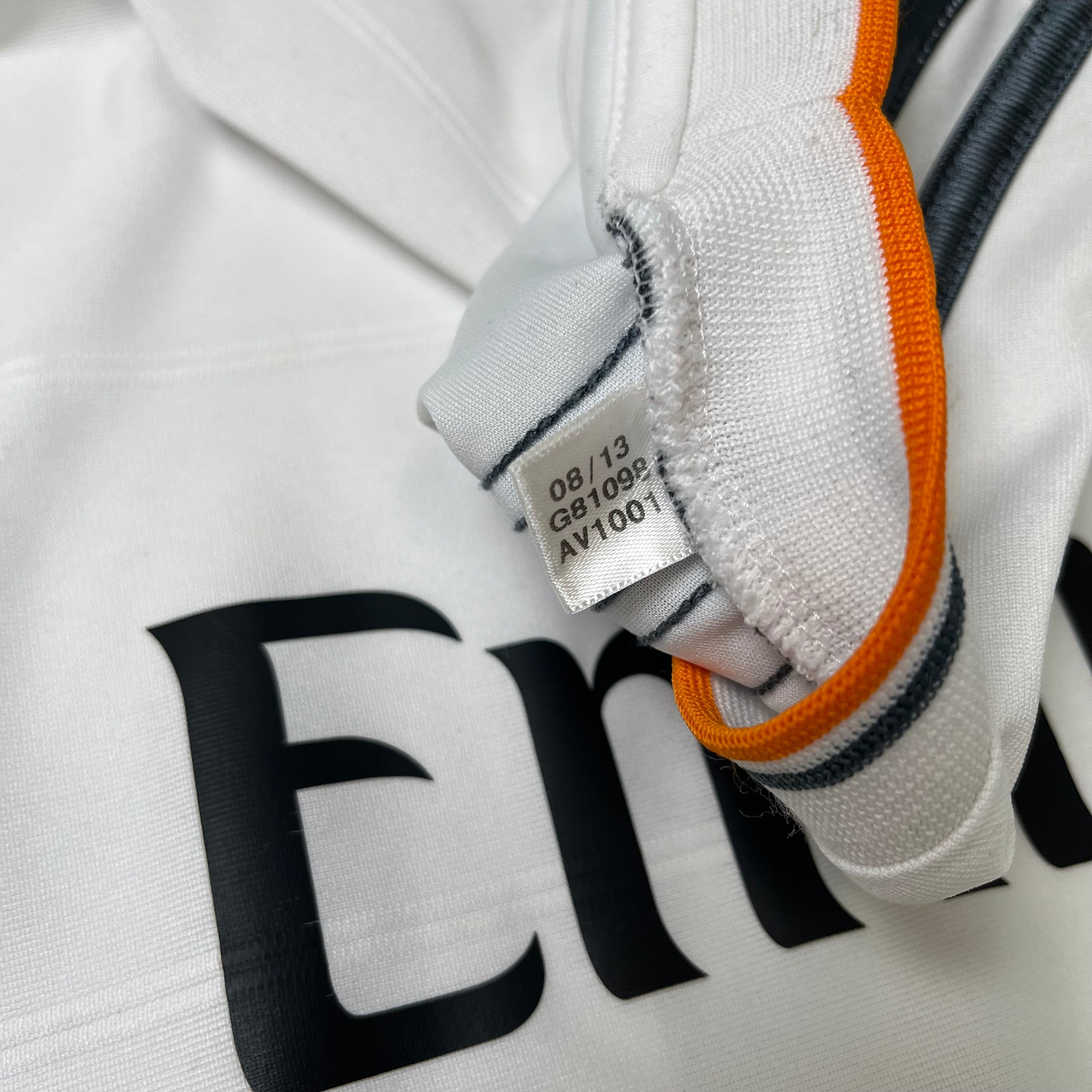 2013-14 Adidas Real Madrid Bale LS Home Kit M
