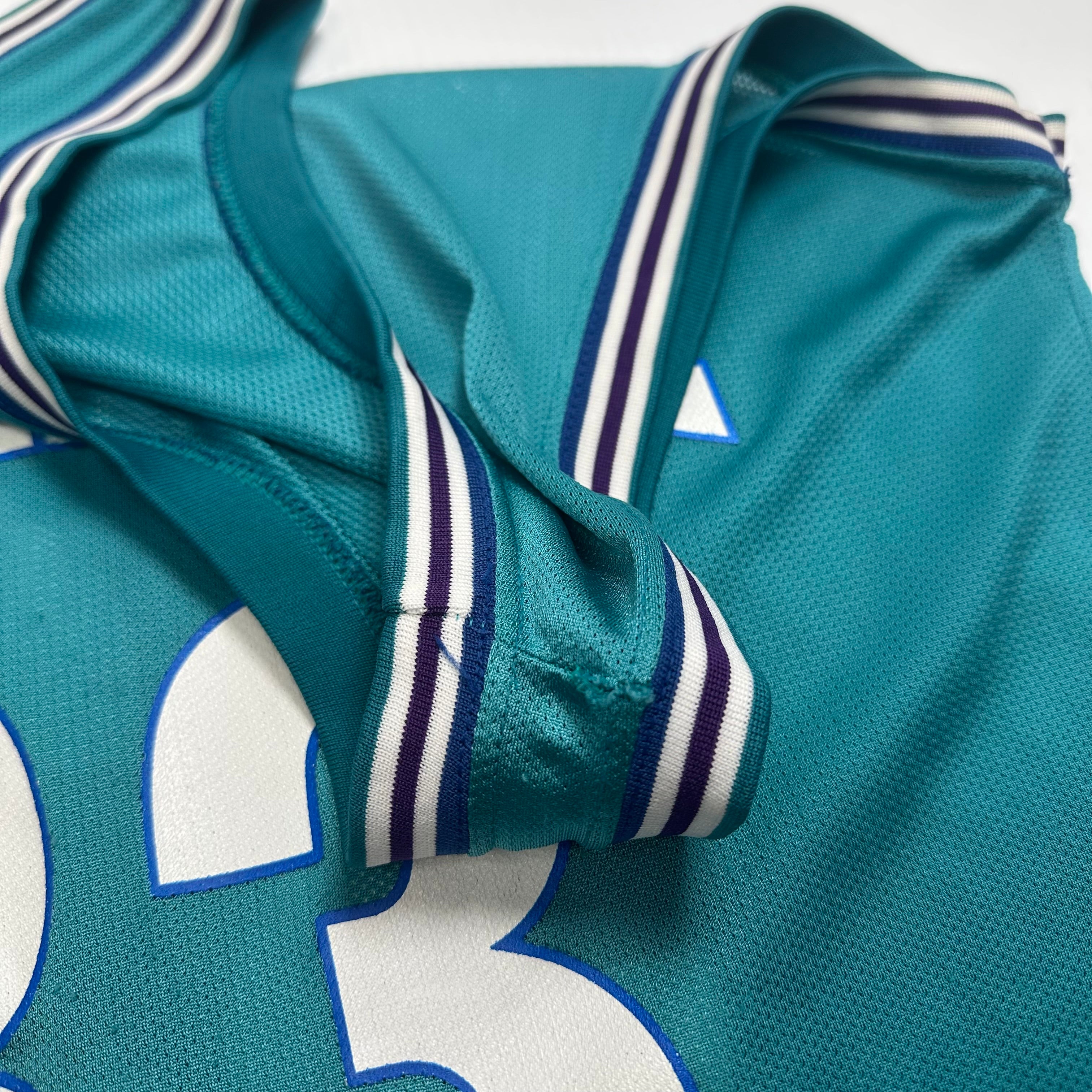 90s Champion Charlotte Hornets Alonzo Mourning #33 Jersey XL