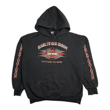 Load image into Gallery viewer, Harley Davidson Time To Ride Hoodie L
